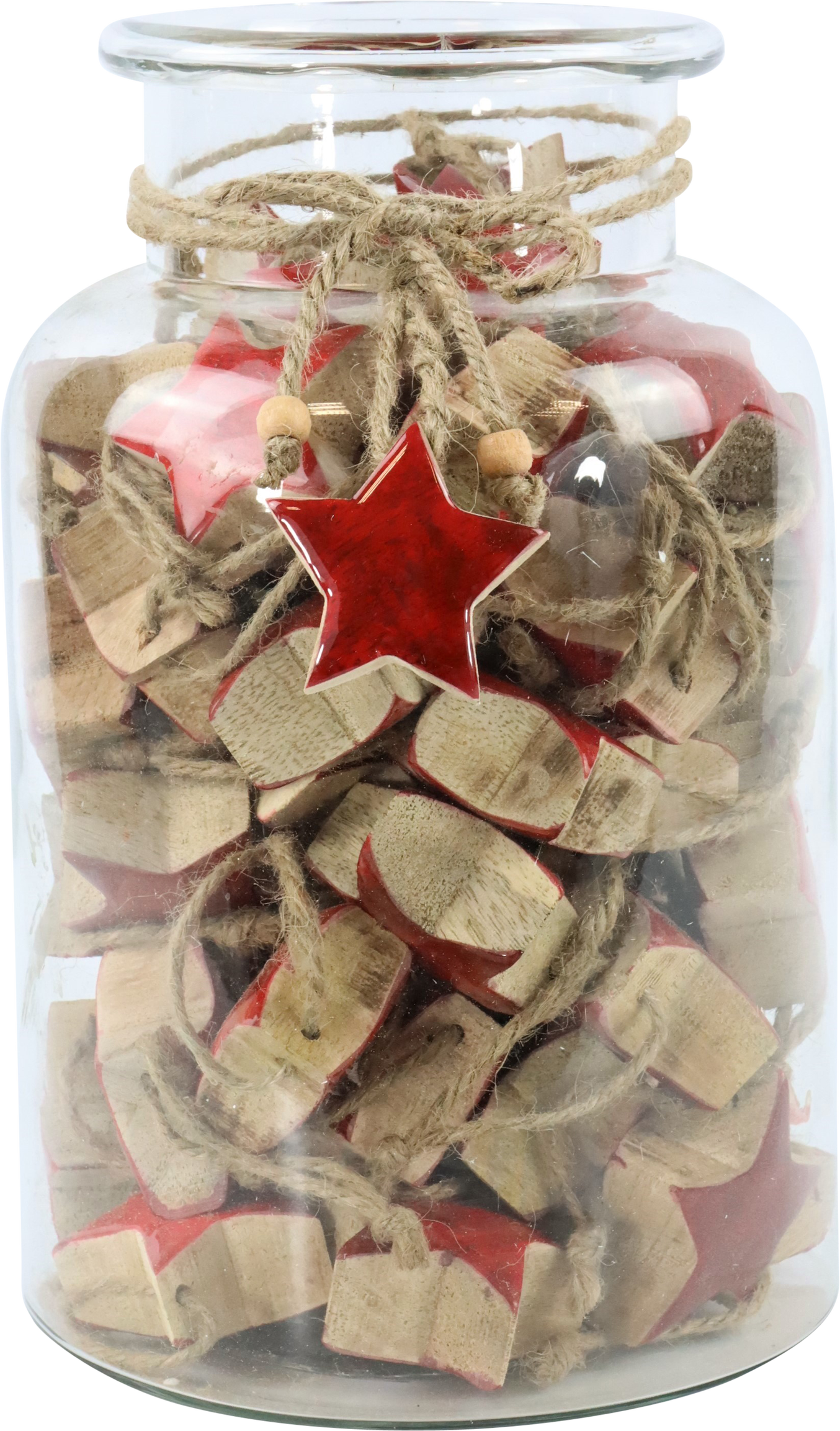 1055 BICCHIERE STELLA  ROSSO  61PZ