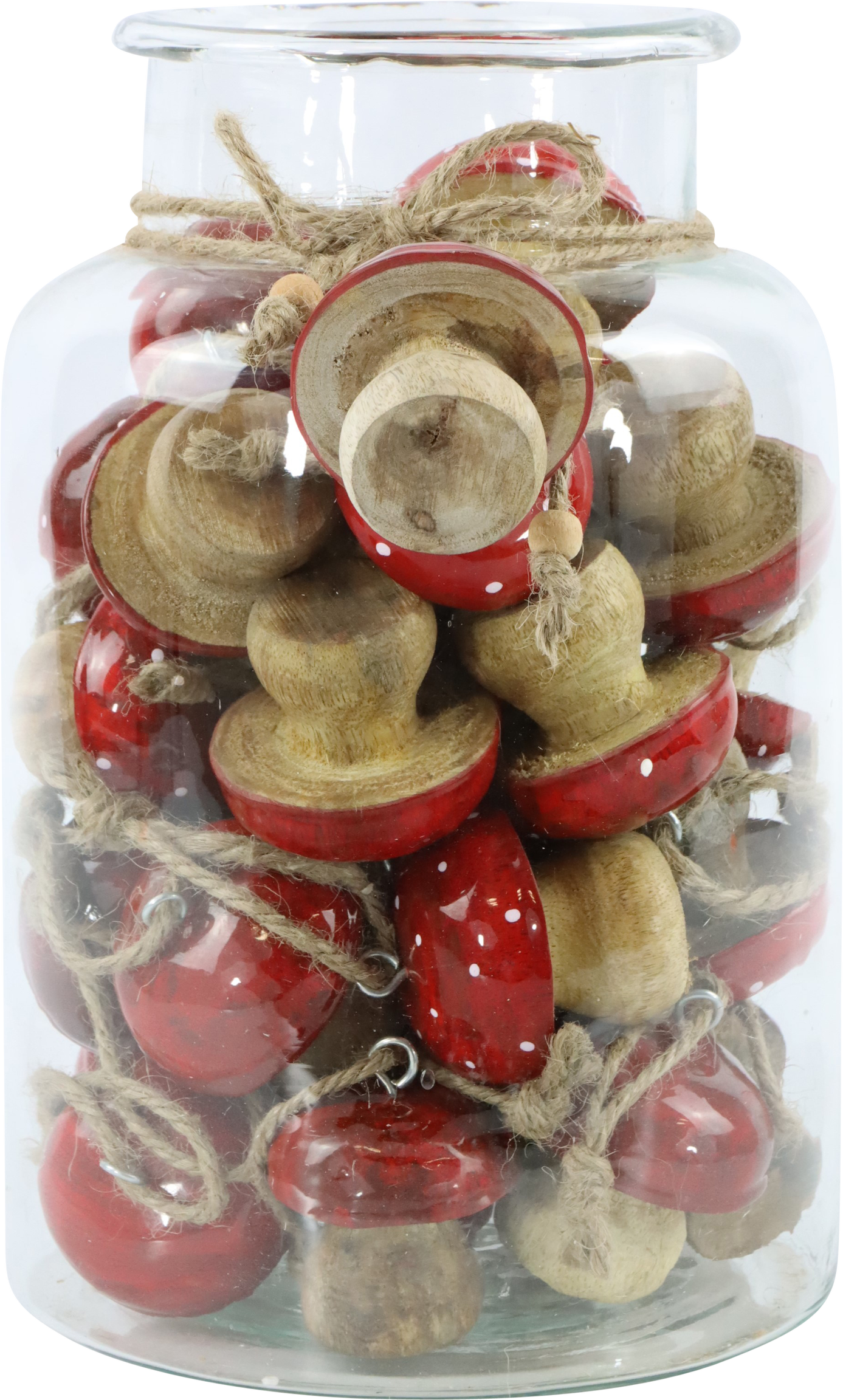 1092 BICCHIERE FUNGHETTI ROSSO  33PZ