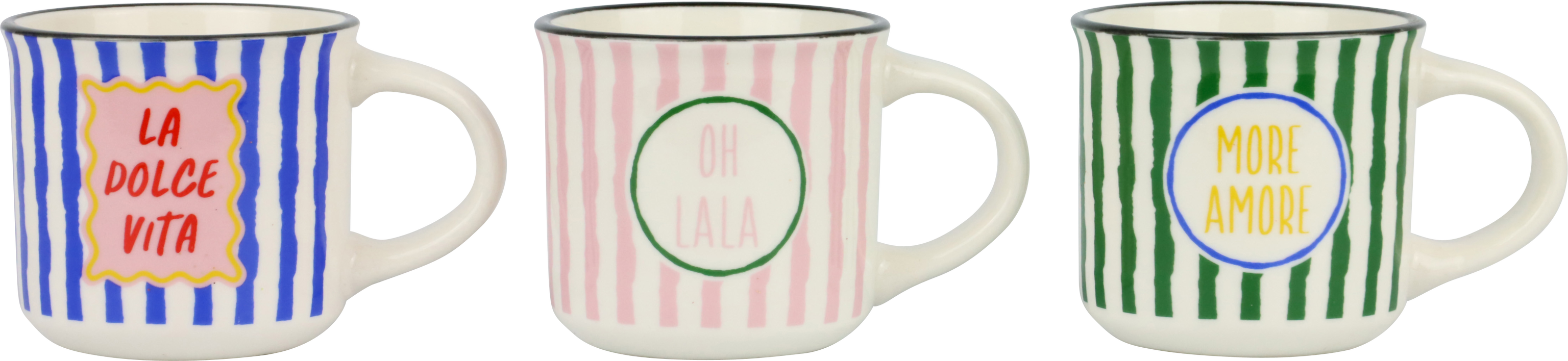 1255 TAZZE ESPRESSO MESSAGE OFJOY  3PZ