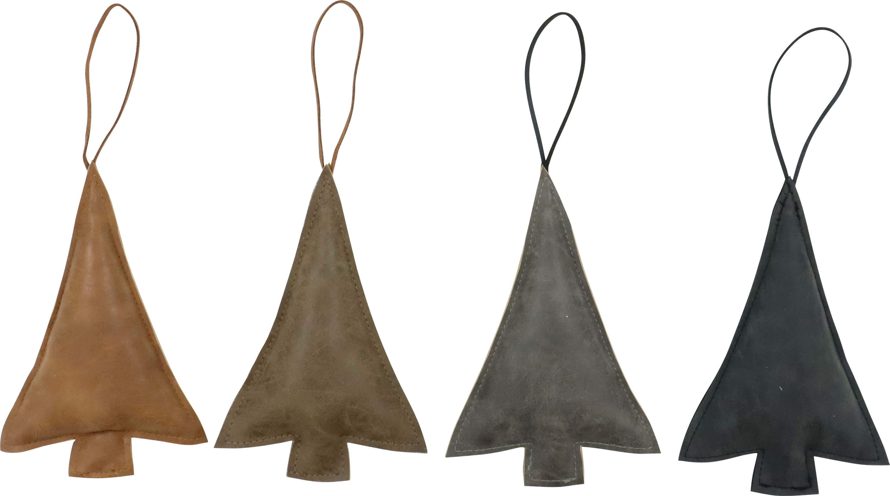 1284 COLGANTES CUERO  BÄUME  S/4