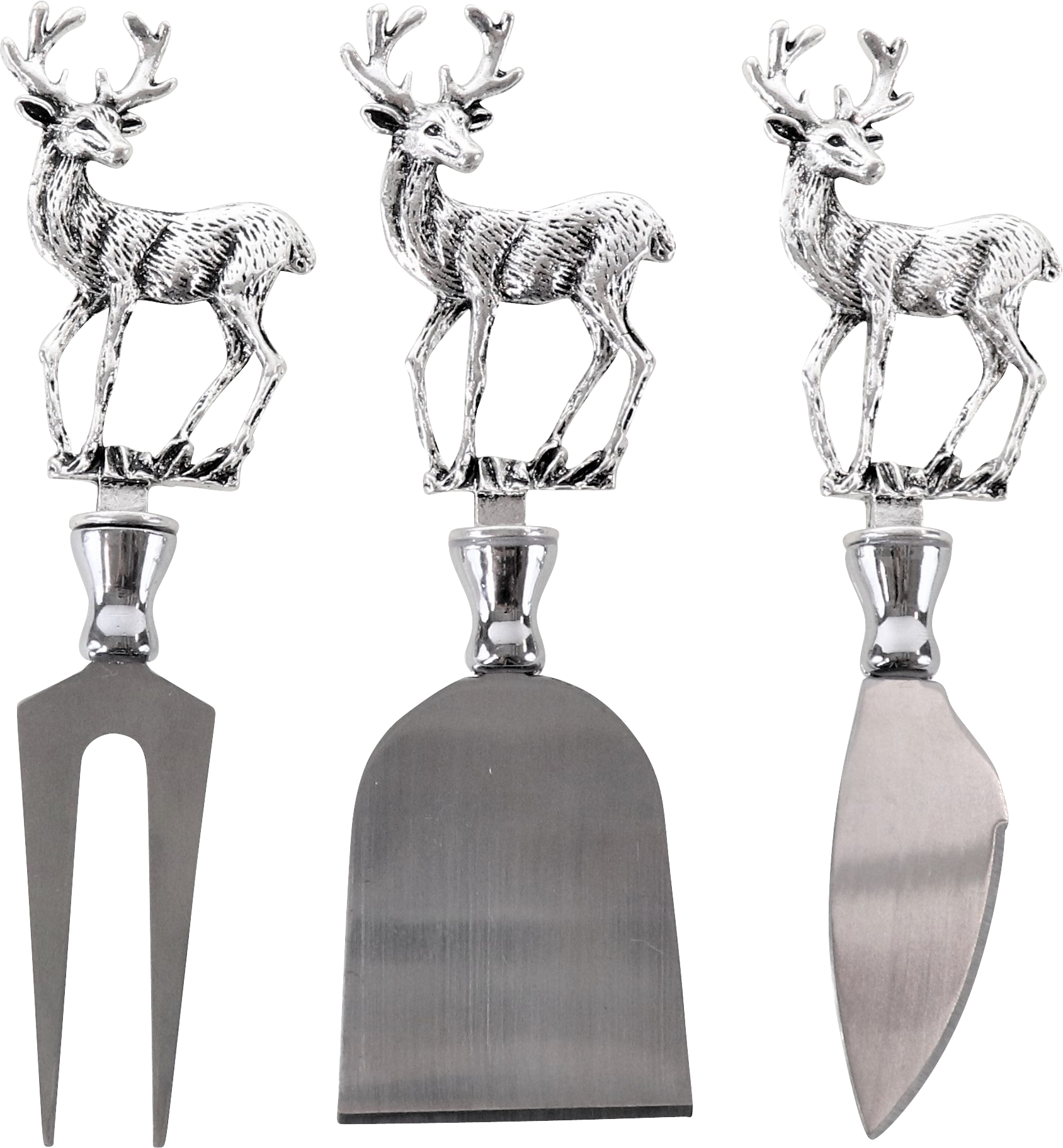 1357 COLTELLI FORMAGGIO  WALDTIERE  3PZ