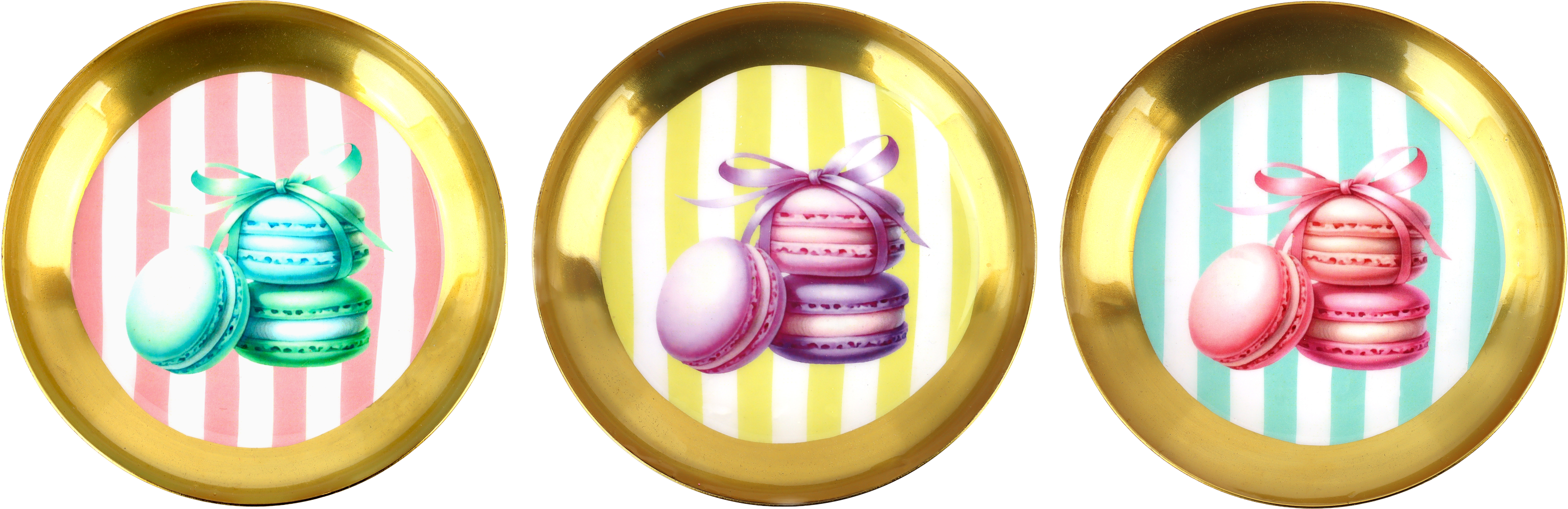 1376 VASSOI MACARON MUSE  3PZ