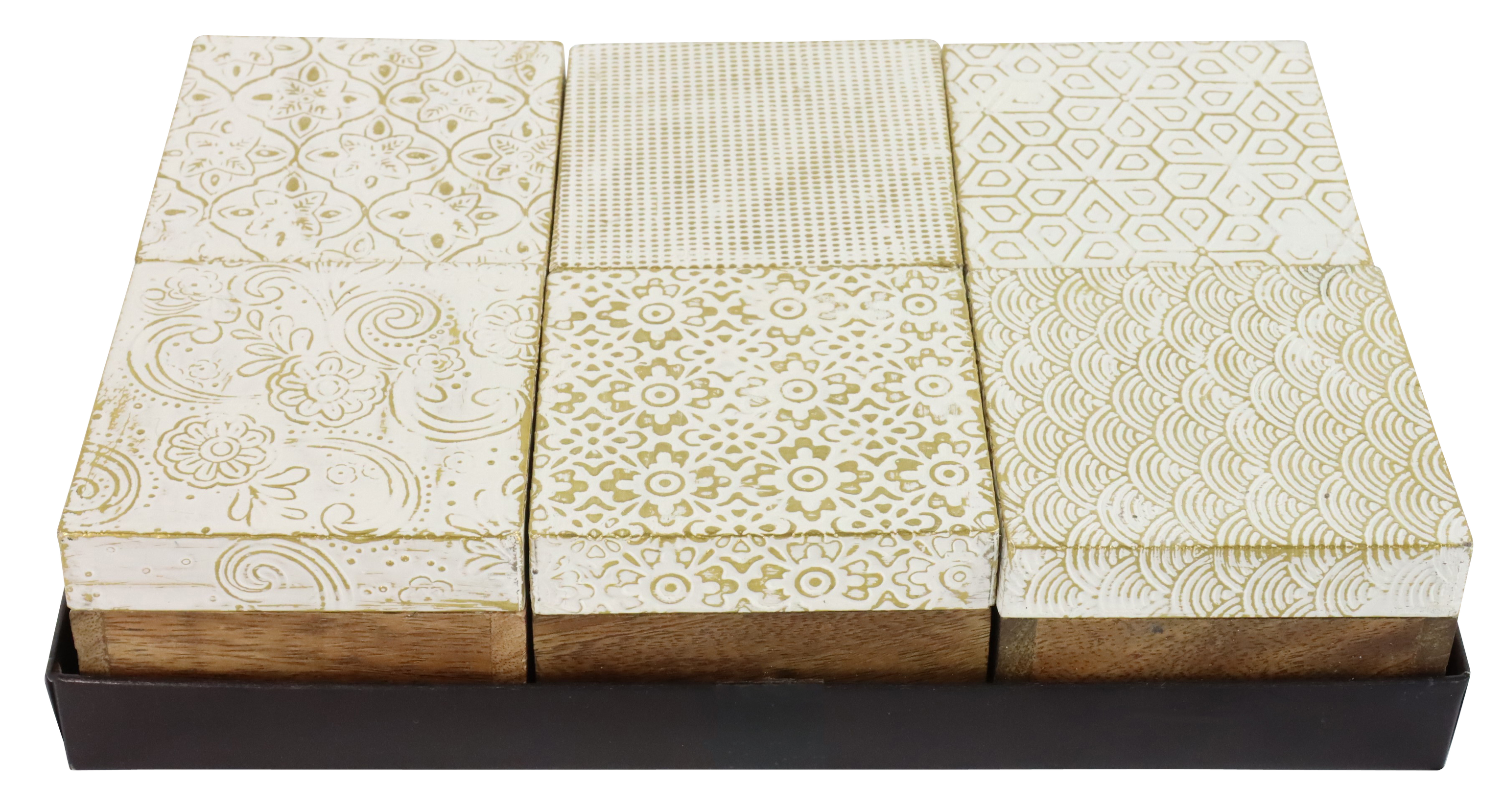 1553 SCATOLE IN LEGNO ALADIN  6PZ