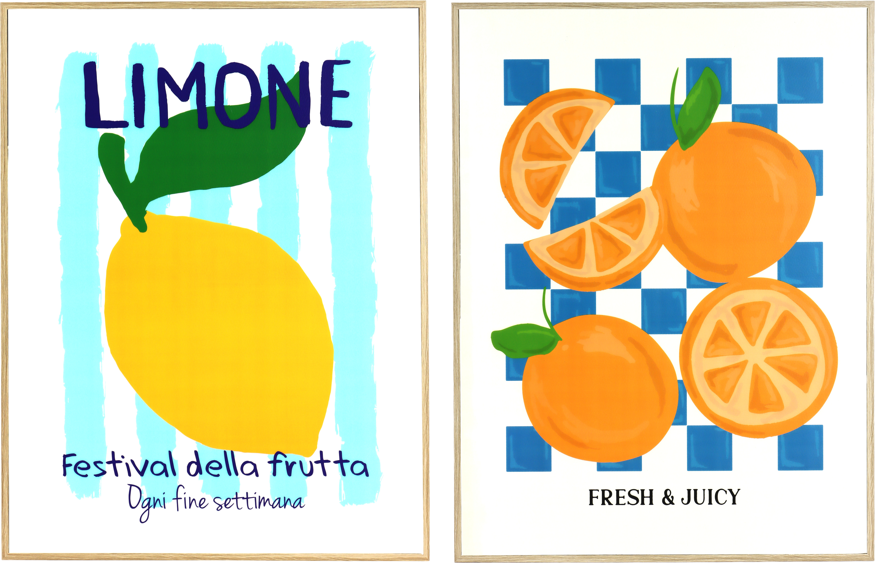 1604 QUADRI FESTIVAL DELLA FRUTTA  2PZ