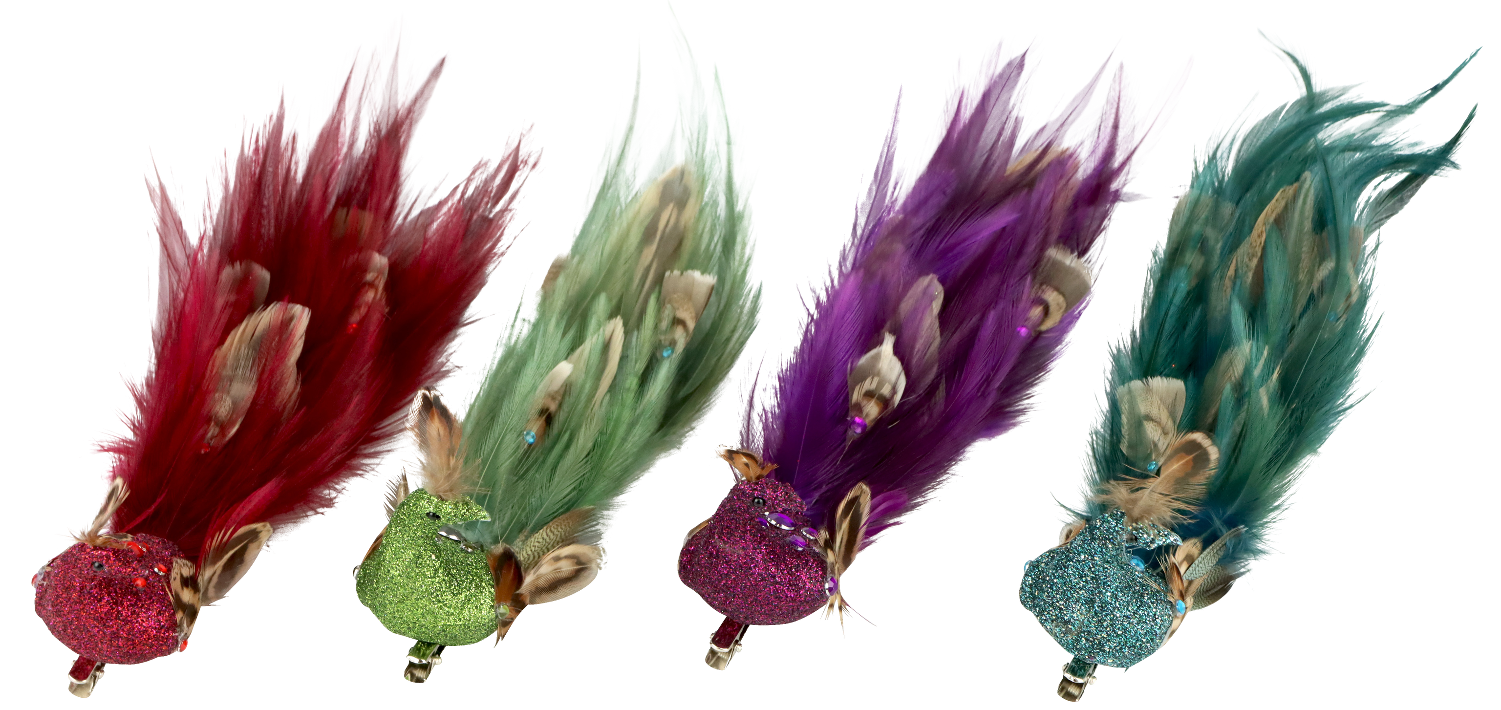 1695 MORSETTI DECORATIVI PEACOCK  4PZ