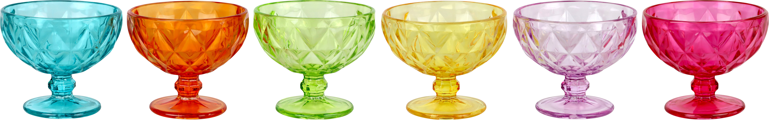 1735 BICCHIERI  SPLASH OF COLOURS  6PZ