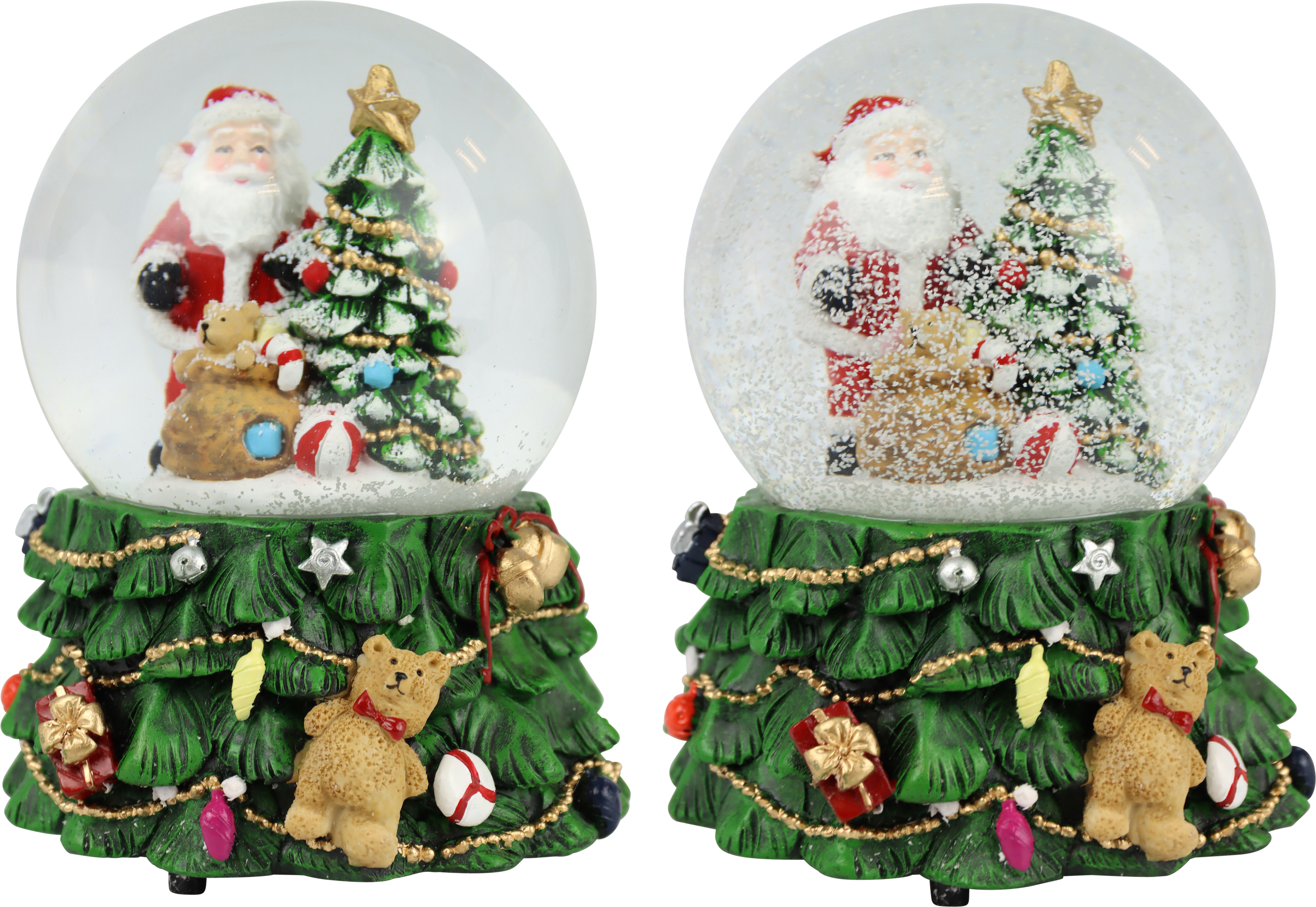 1813 MUSIC BOX SANTA'S SWIRL