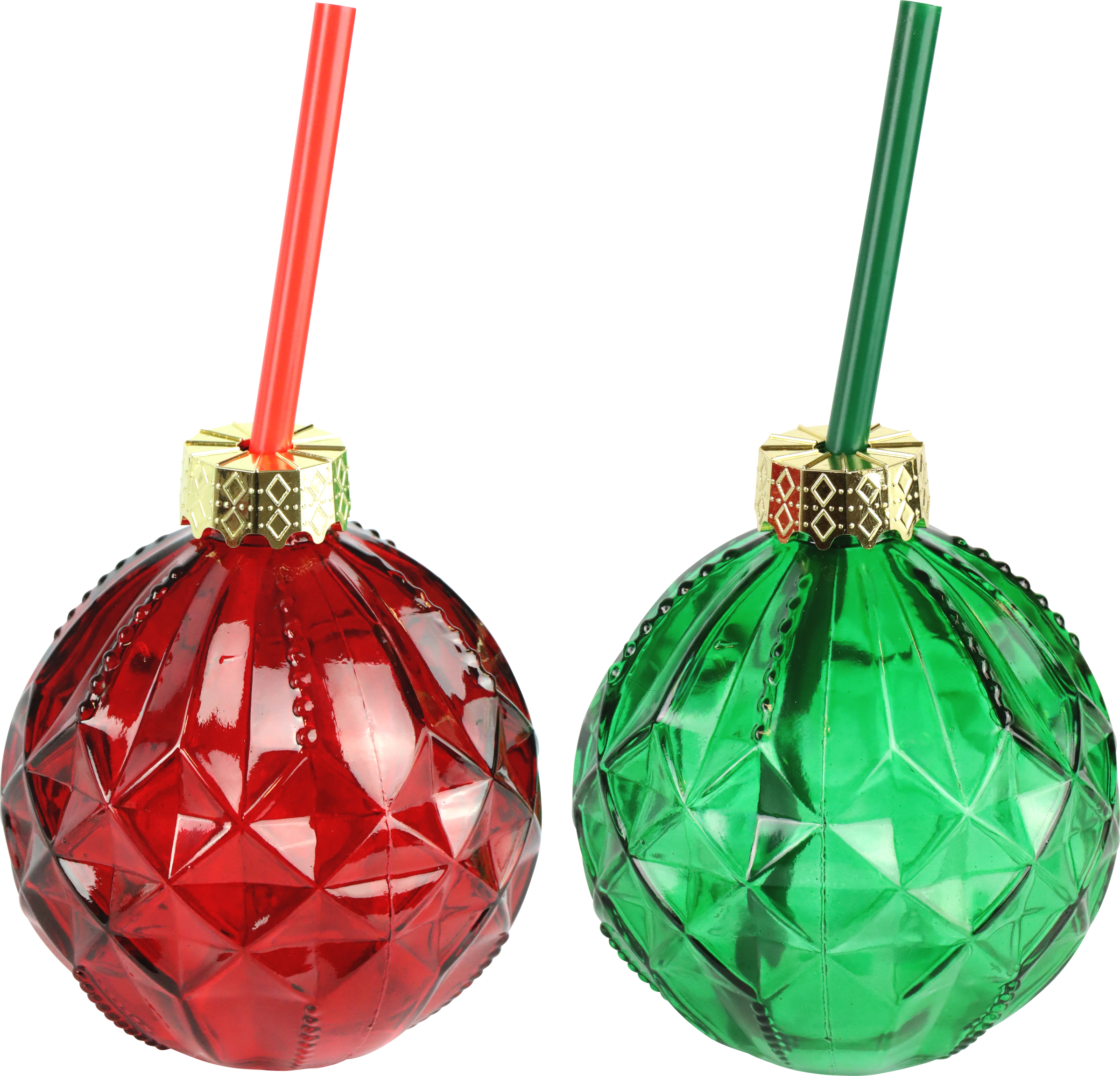 1934 VASI DI VETRO CHRISTMASSBALL  2PZ