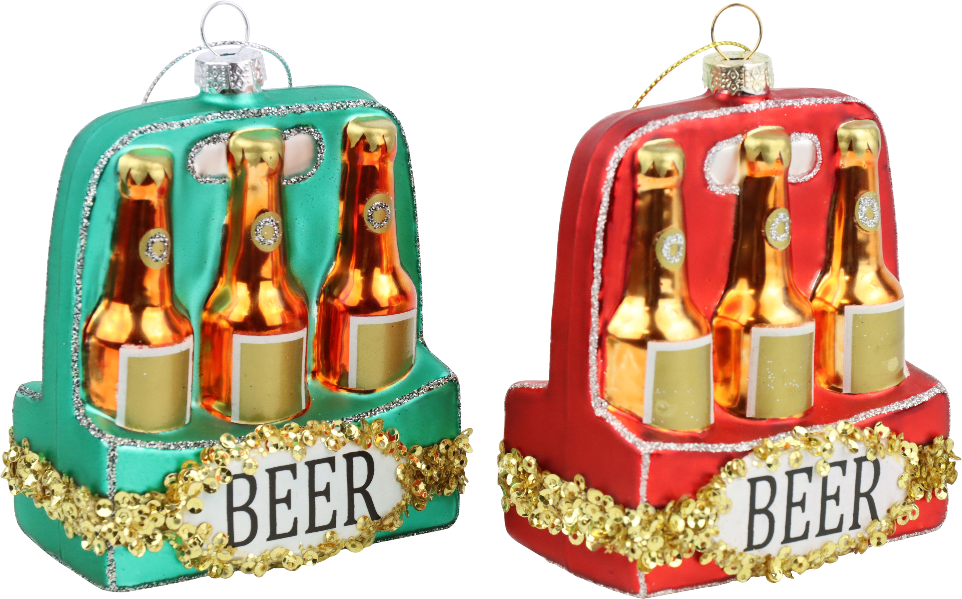 2293 DÉCO EN VERRE « BEER » 2P