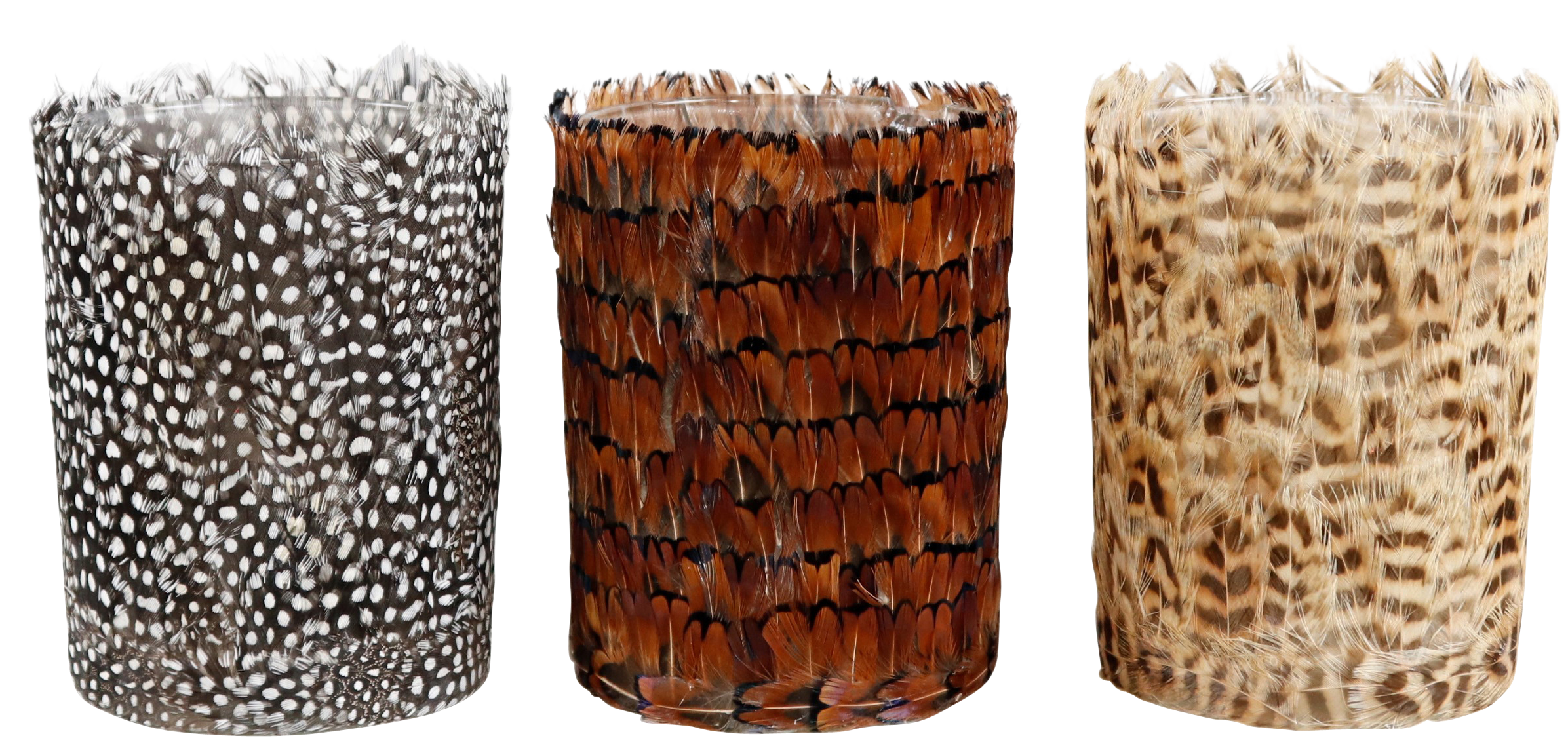 2381 PORTACANDELE  NATUAL  3PZ