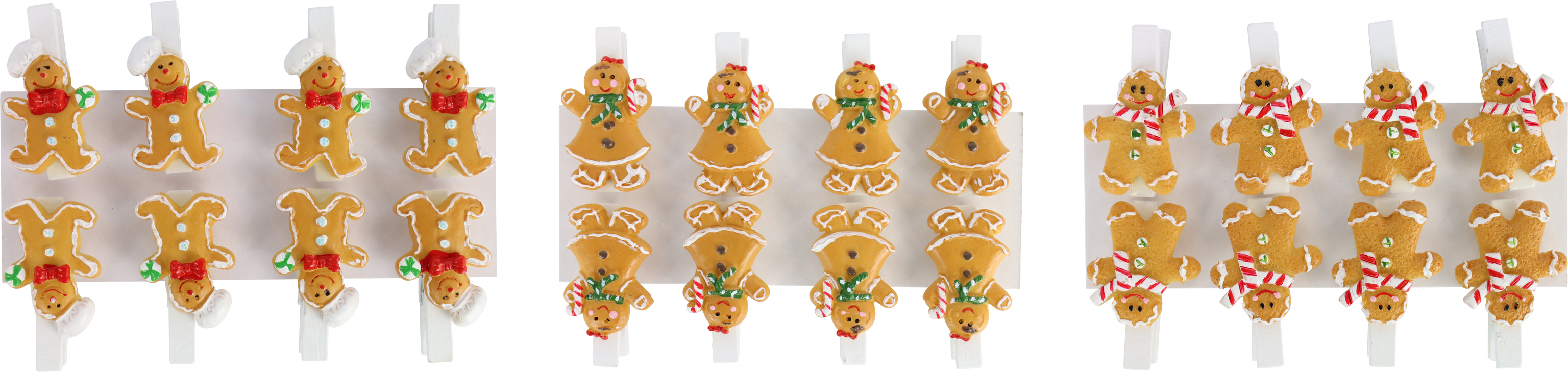 2827 MOLLETTE GINGERBREAD MAN  24PZ