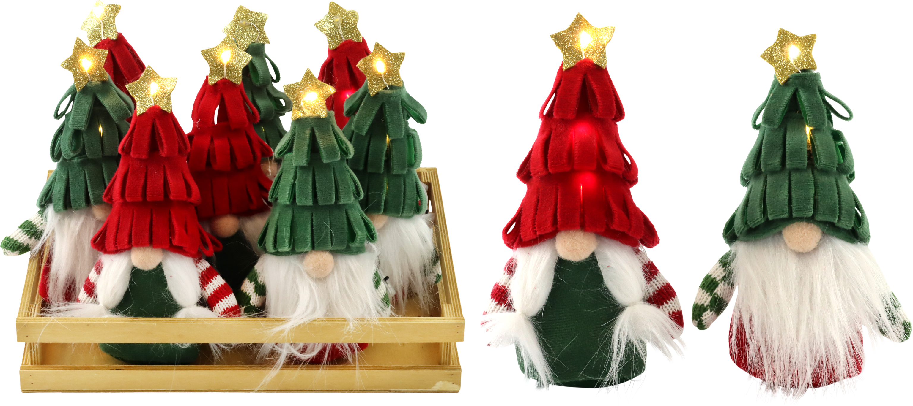 2832 LED-LEUCHTWICHTEL JUL  IN BOX S/8