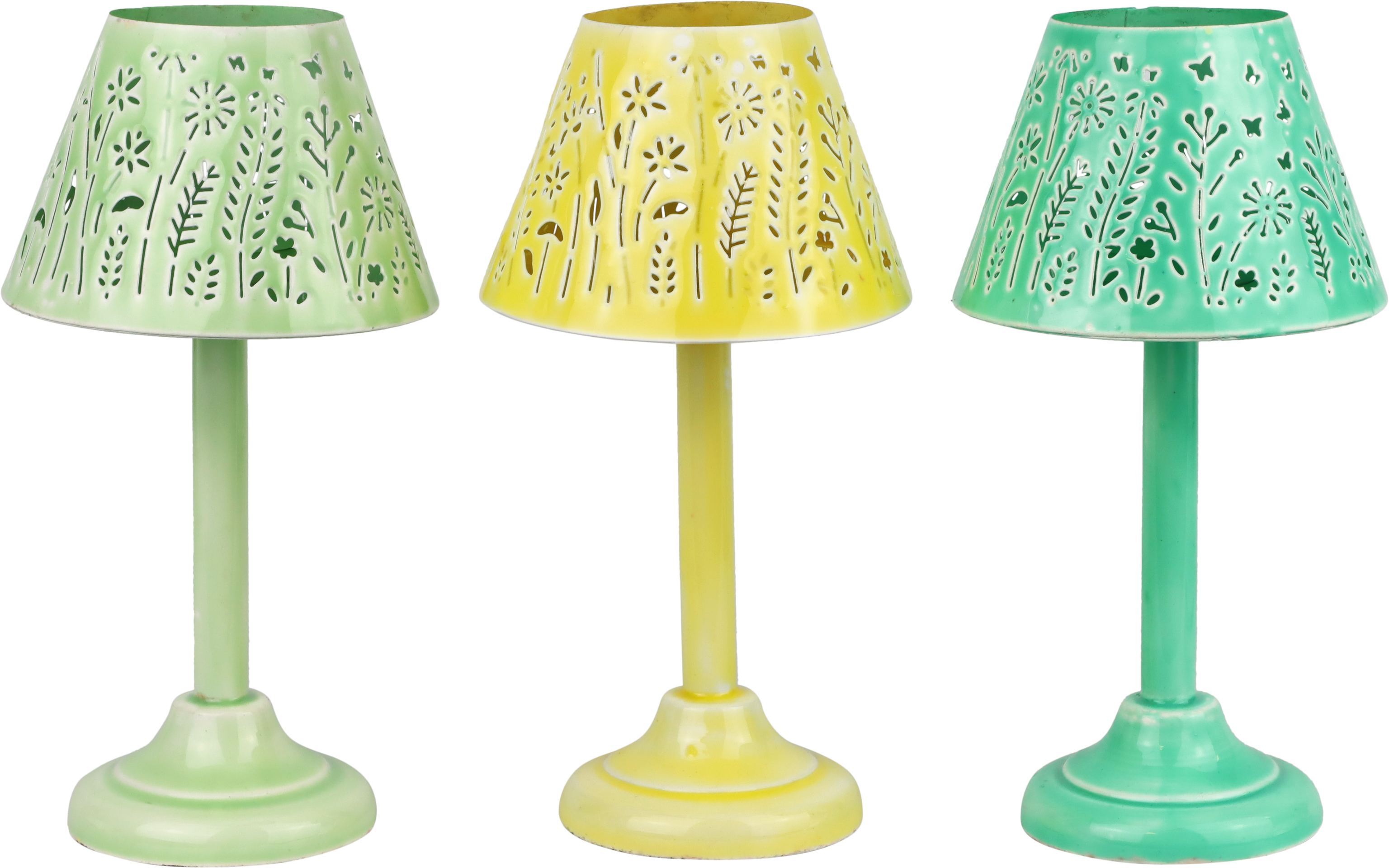 2864 LAMPADE TEA LIGHT TROPEA  3PZ
