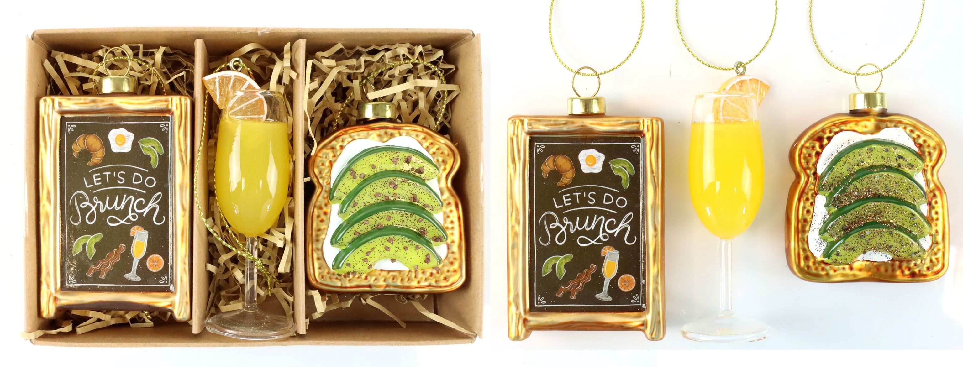 3197 GLASSCHMUCK IN BOX BRUNCH  S/3