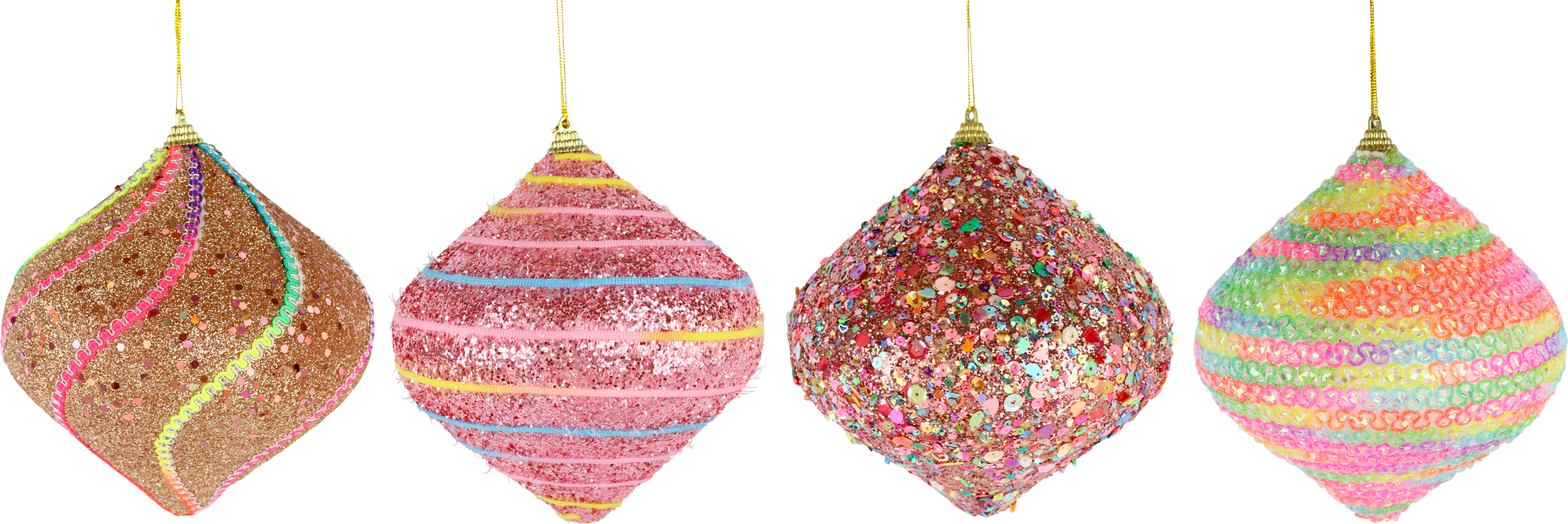 3276 PENDENTIFS « JOLLY XMAS » 4P