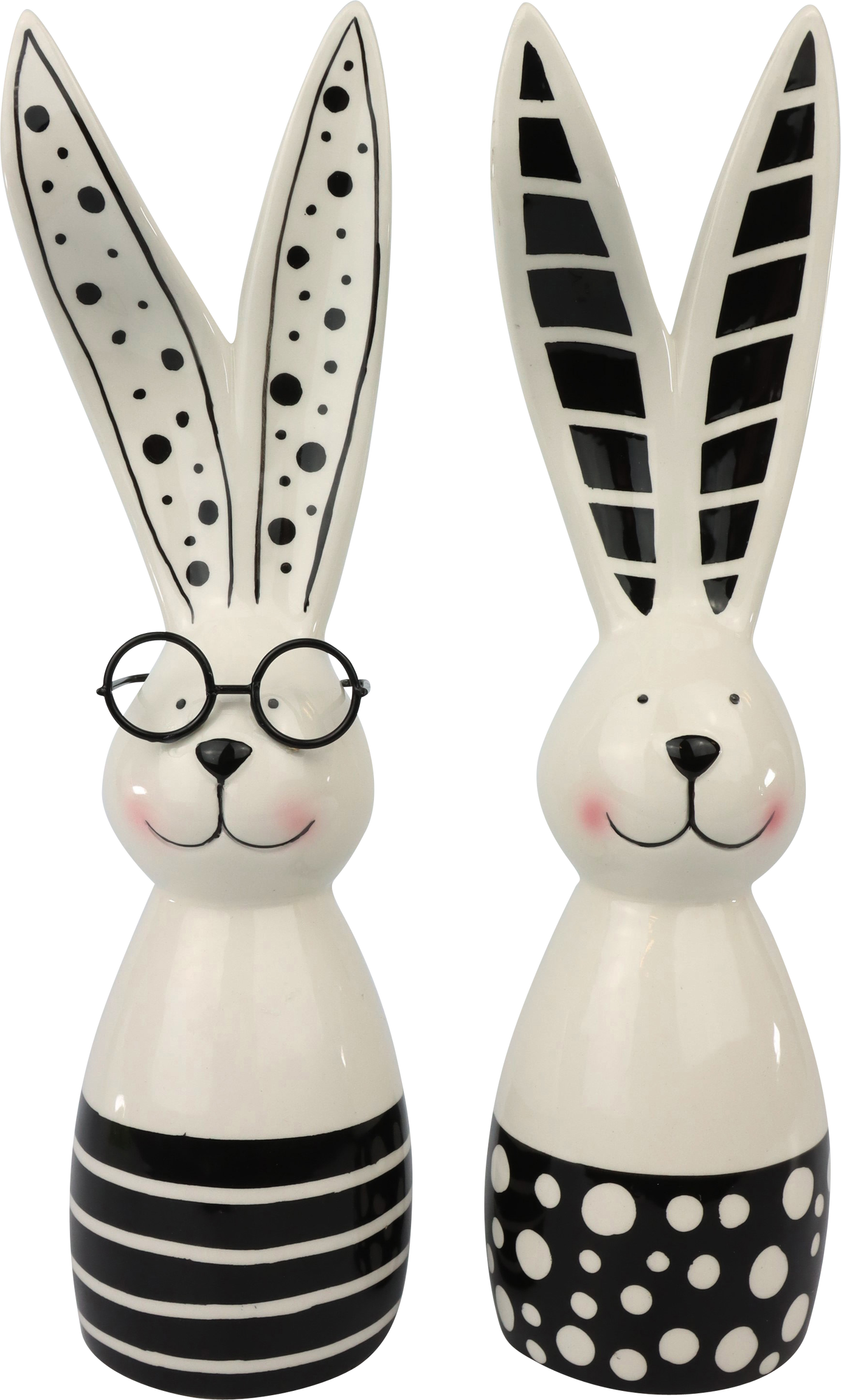 3922 CONIGLIETTI MONOCHROME EASTER  2PZ