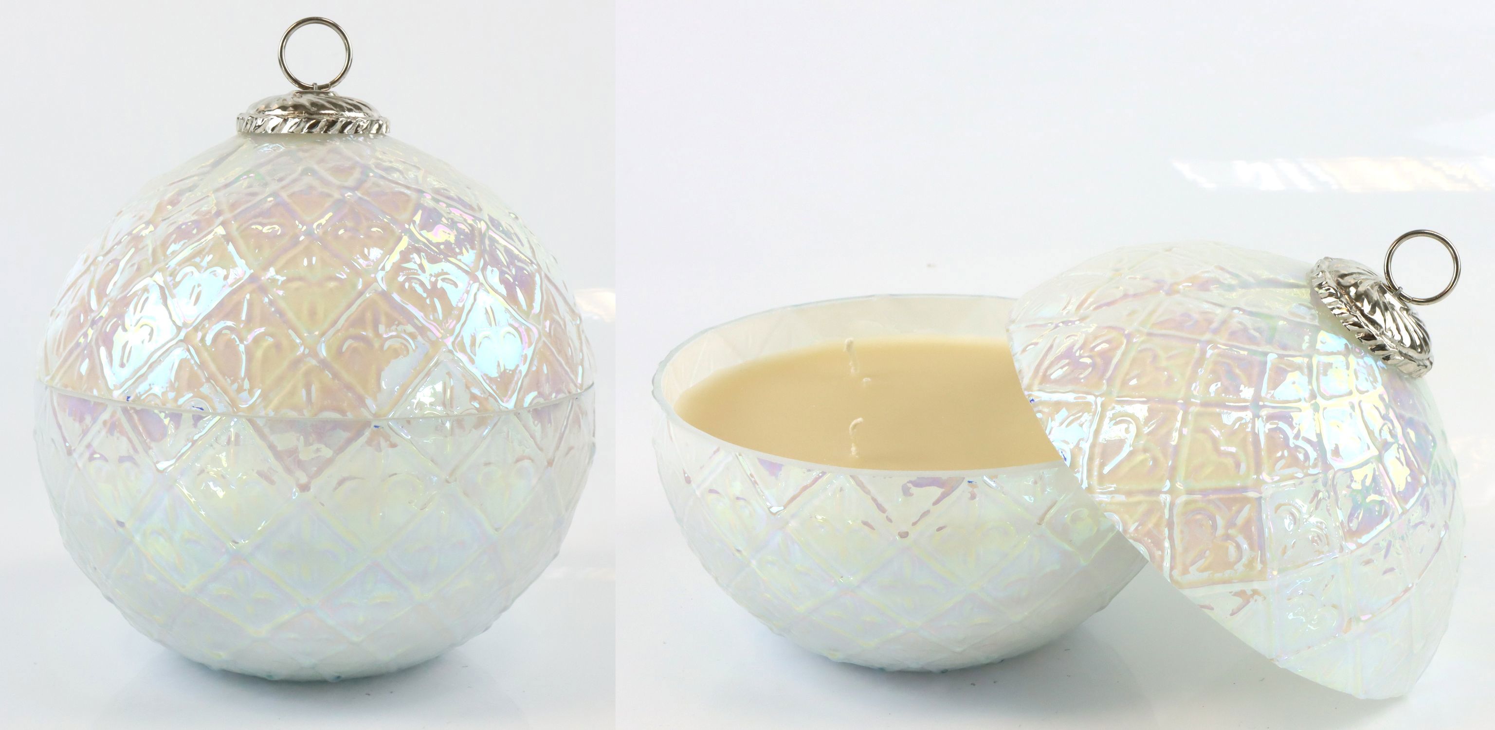 3963 KERZENGLAS XMAS BALL