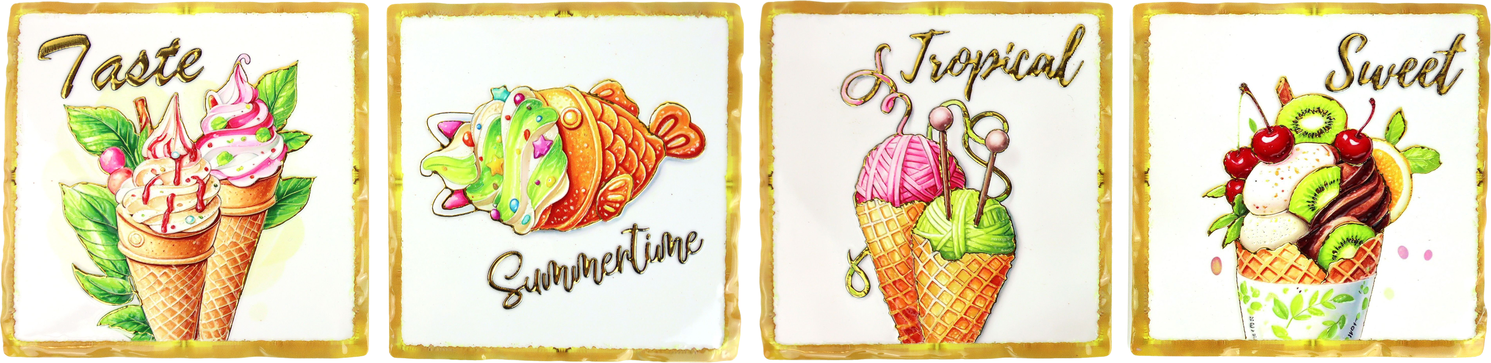 4283 SOTTOBICCHIERI SUNDAE  4PZ