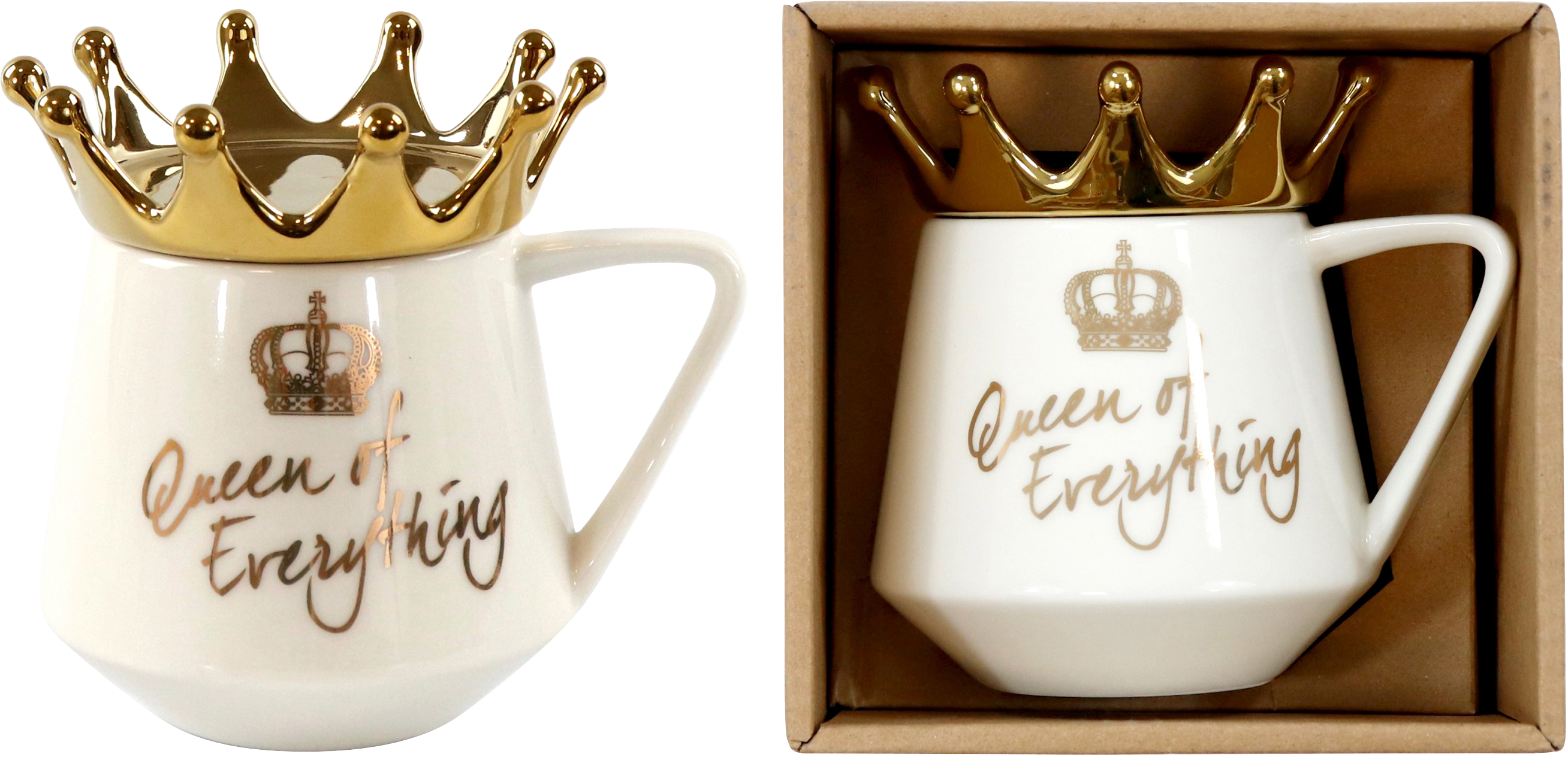 4331 MUG WITH LID QUEEN