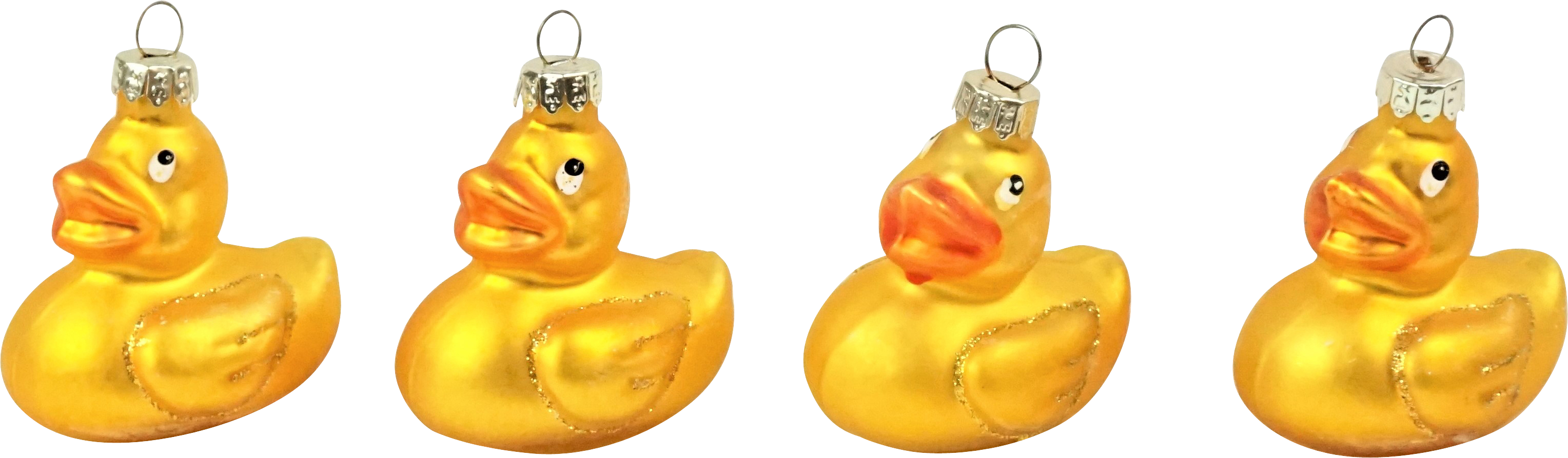 4332 DECORAZIONI IN VETRO  DUCKS  4PZ