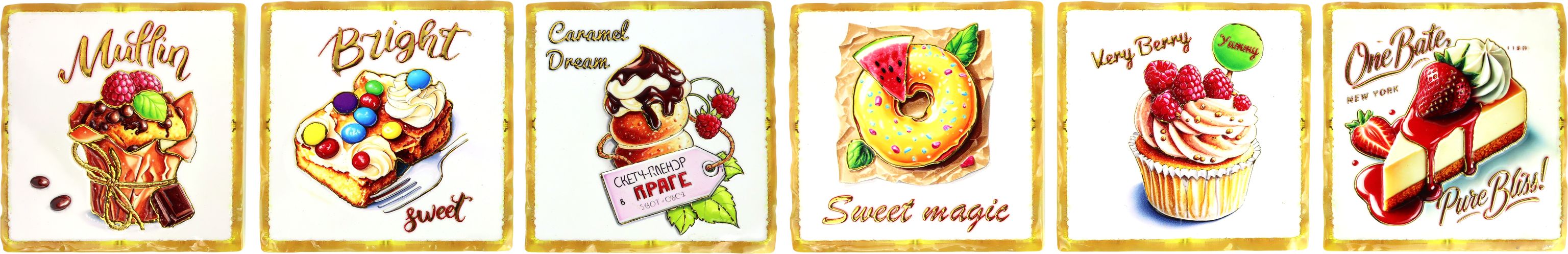 4586 SOTTOBICCHIERI CAKE PARTY  6PZ