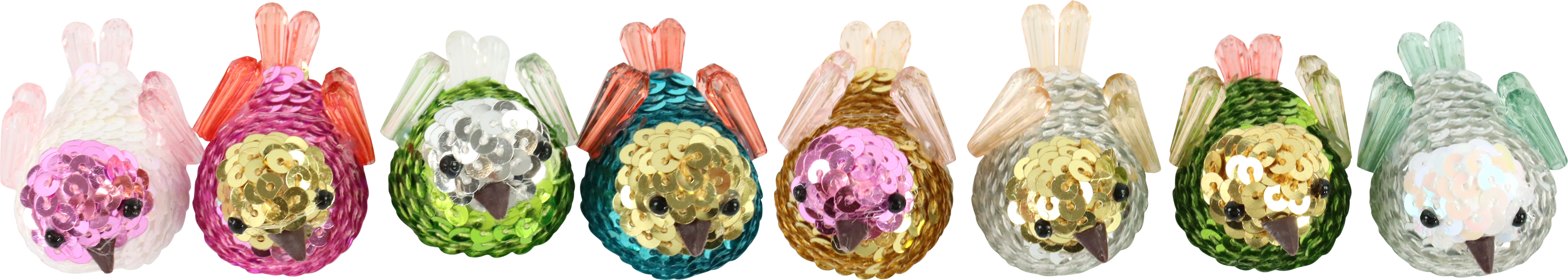 4664 PINCES BUNTVÖGEL  8P