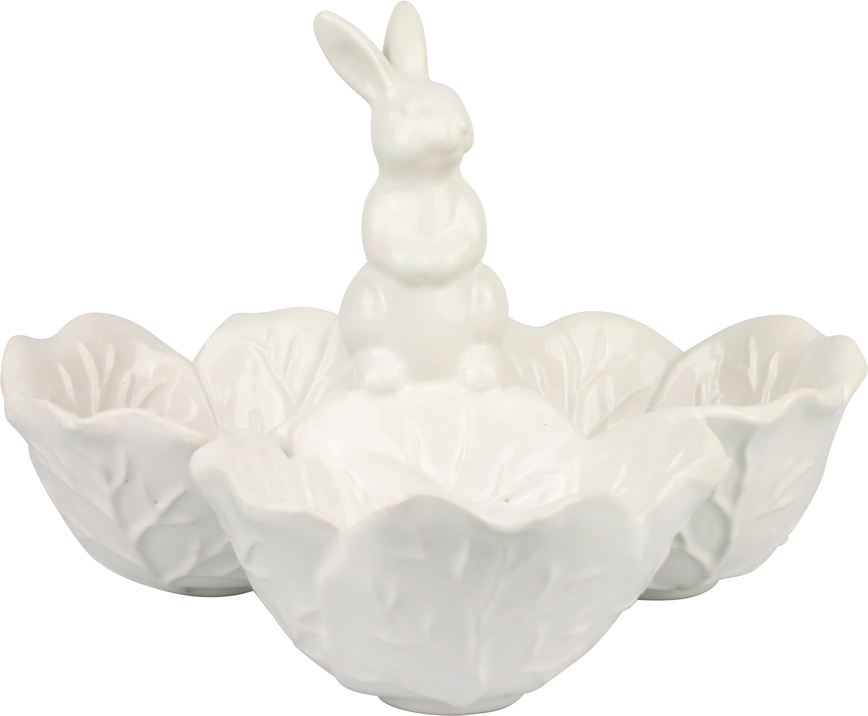 4724 TRÍO DE CUENCOS WHITE CABBAGE