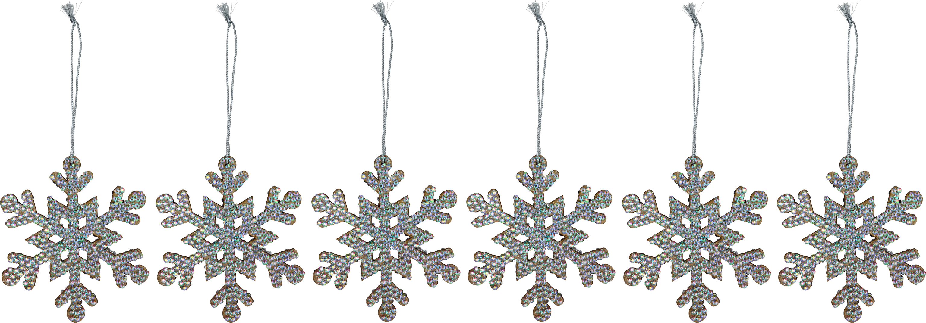 4754 PENDENT. CRISTAL « SNOWFLAKE » 6P