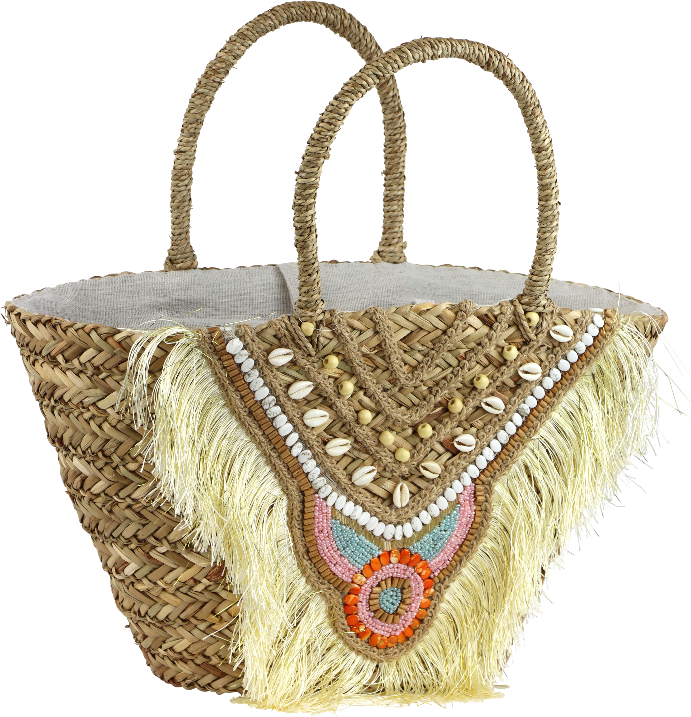 4783 BORSA DI VIMINI GYPSY GLOW