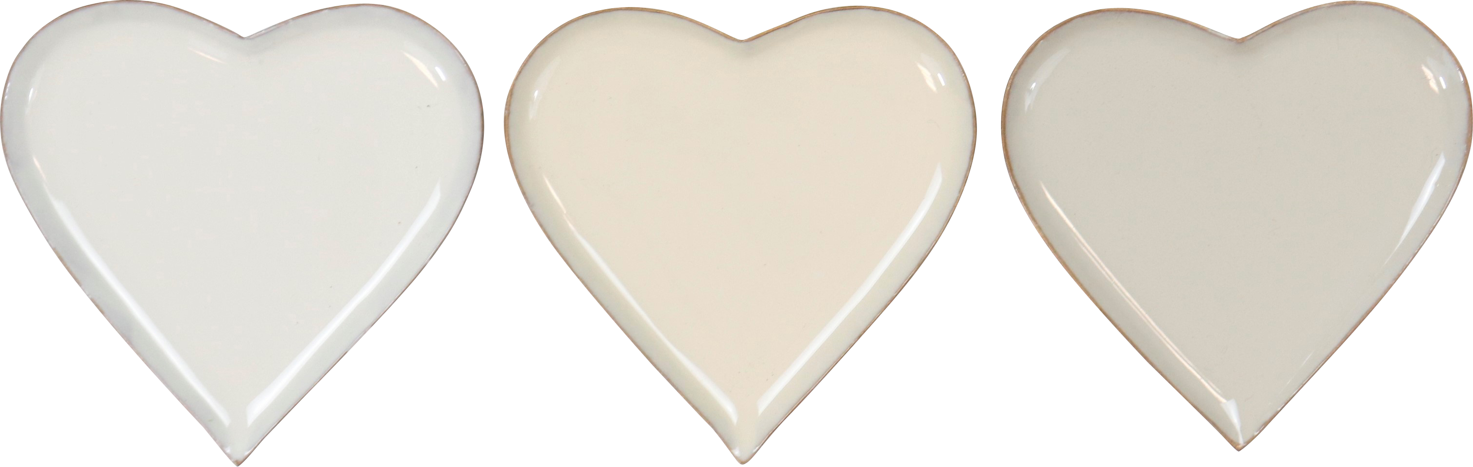 5029 HEART TRAYS DELUXE  S/3