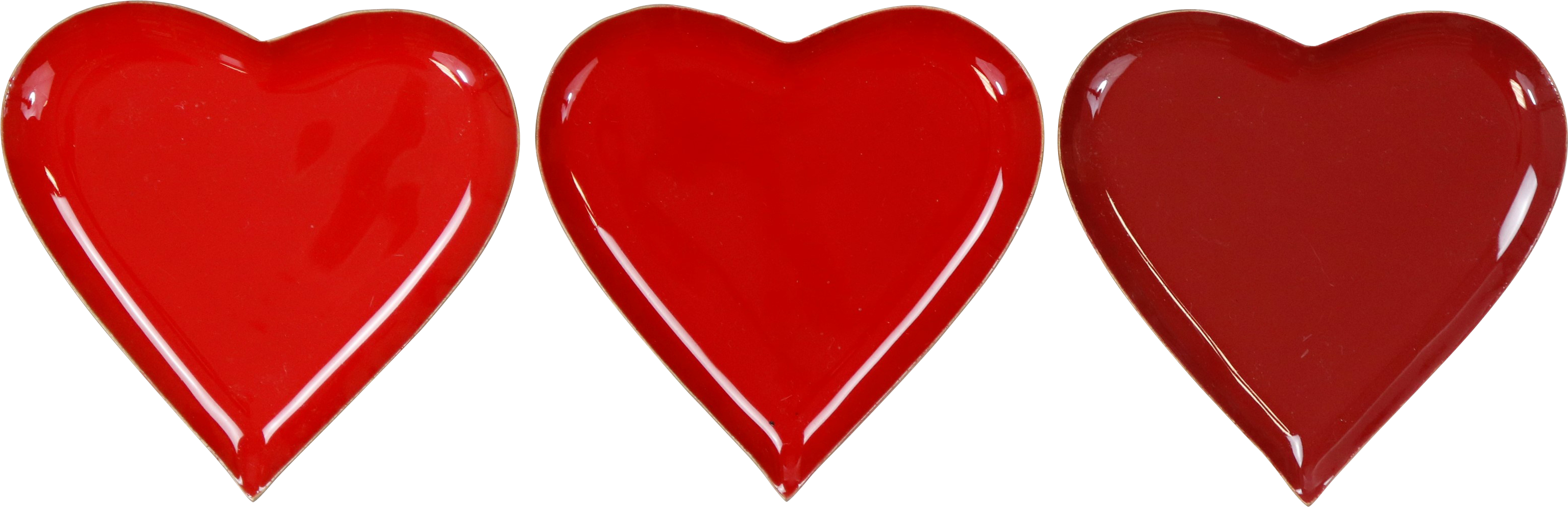 5068 HEART TRAYS DELUXE  S/3