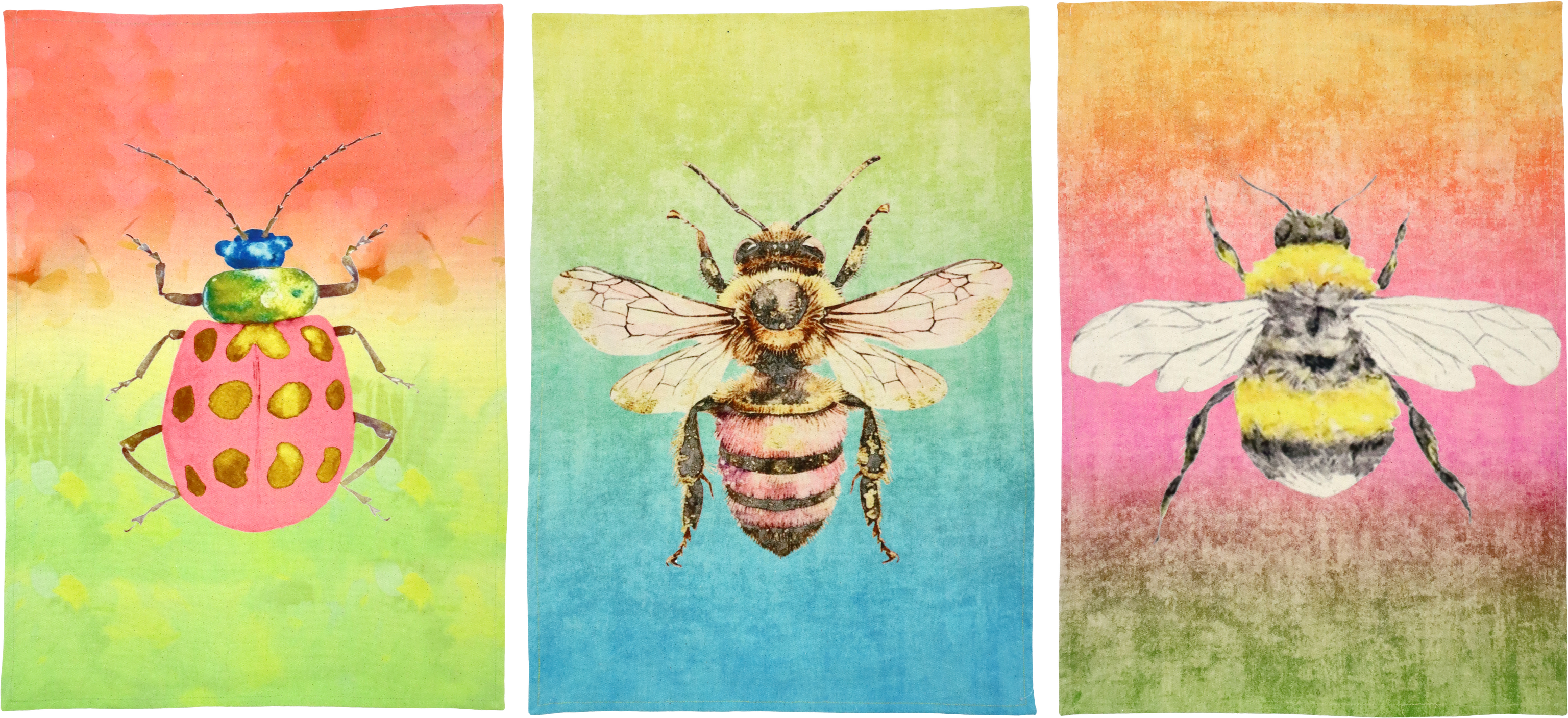 5302 KÜCHENTÜCHER BUSY BEETLE 45X45 S/3