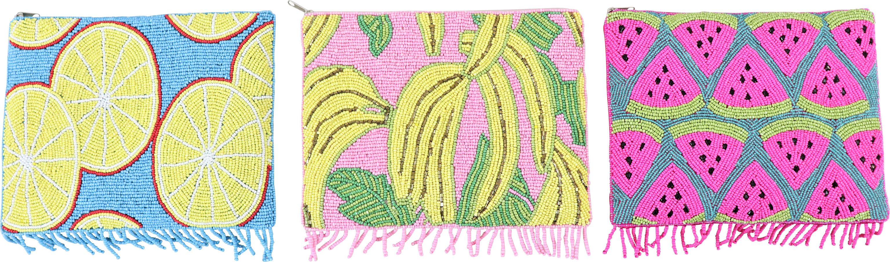 5326 BORSE PERLE  FRUITS  3PZ