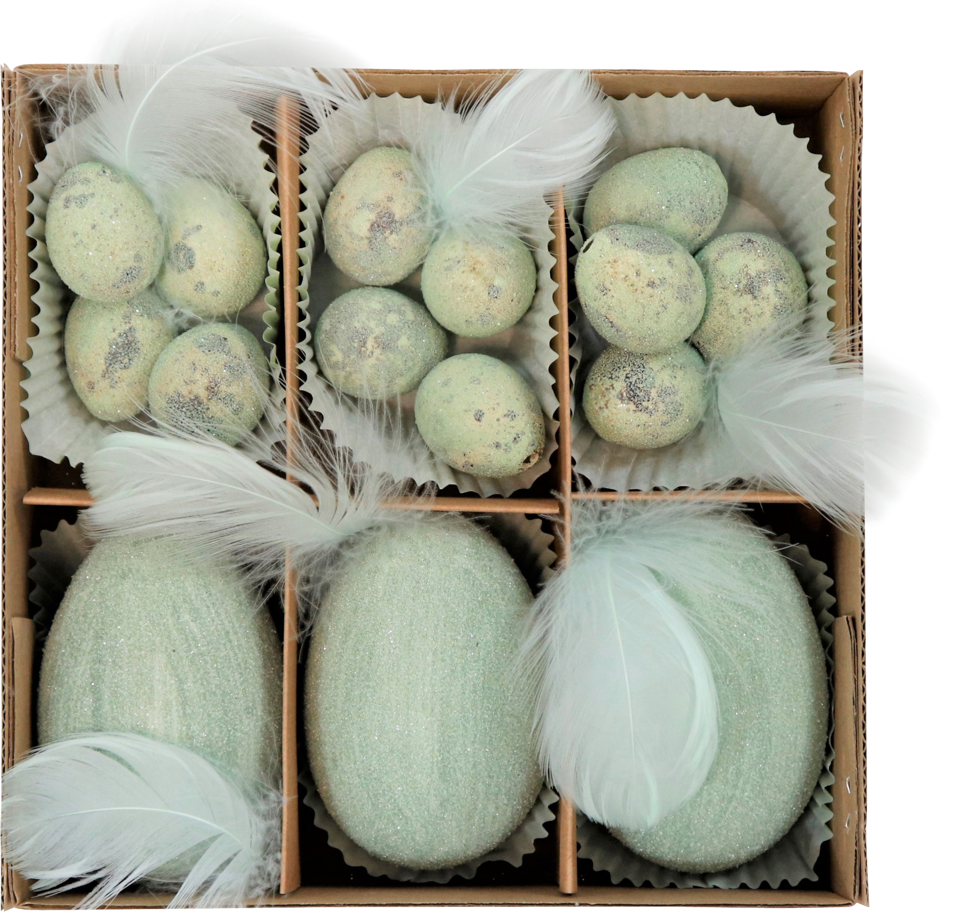 5404 EGGS IN BOX EMERALDGREEN  S/15