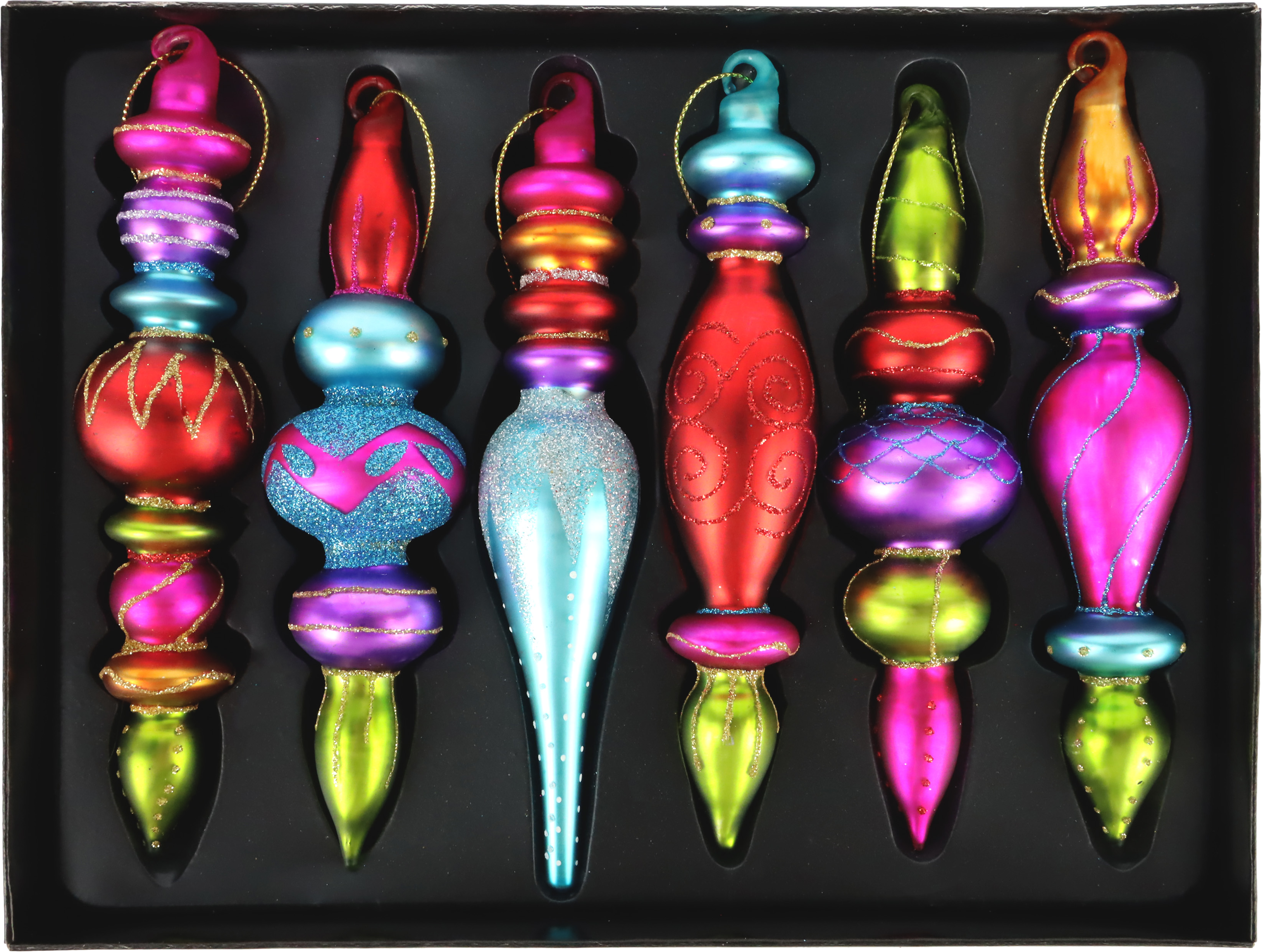 5520 PENDENTE VETRO PETERSBURG  6PZ