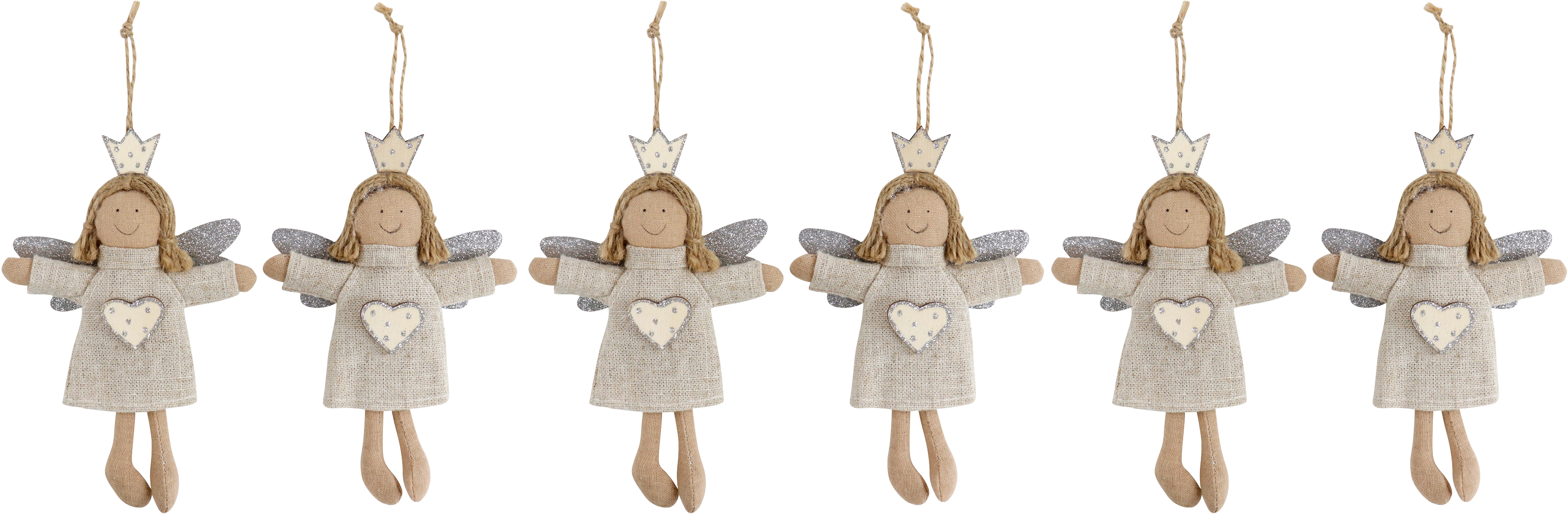 5526 DECORATIVE HANGER HERZENGEL  S/6