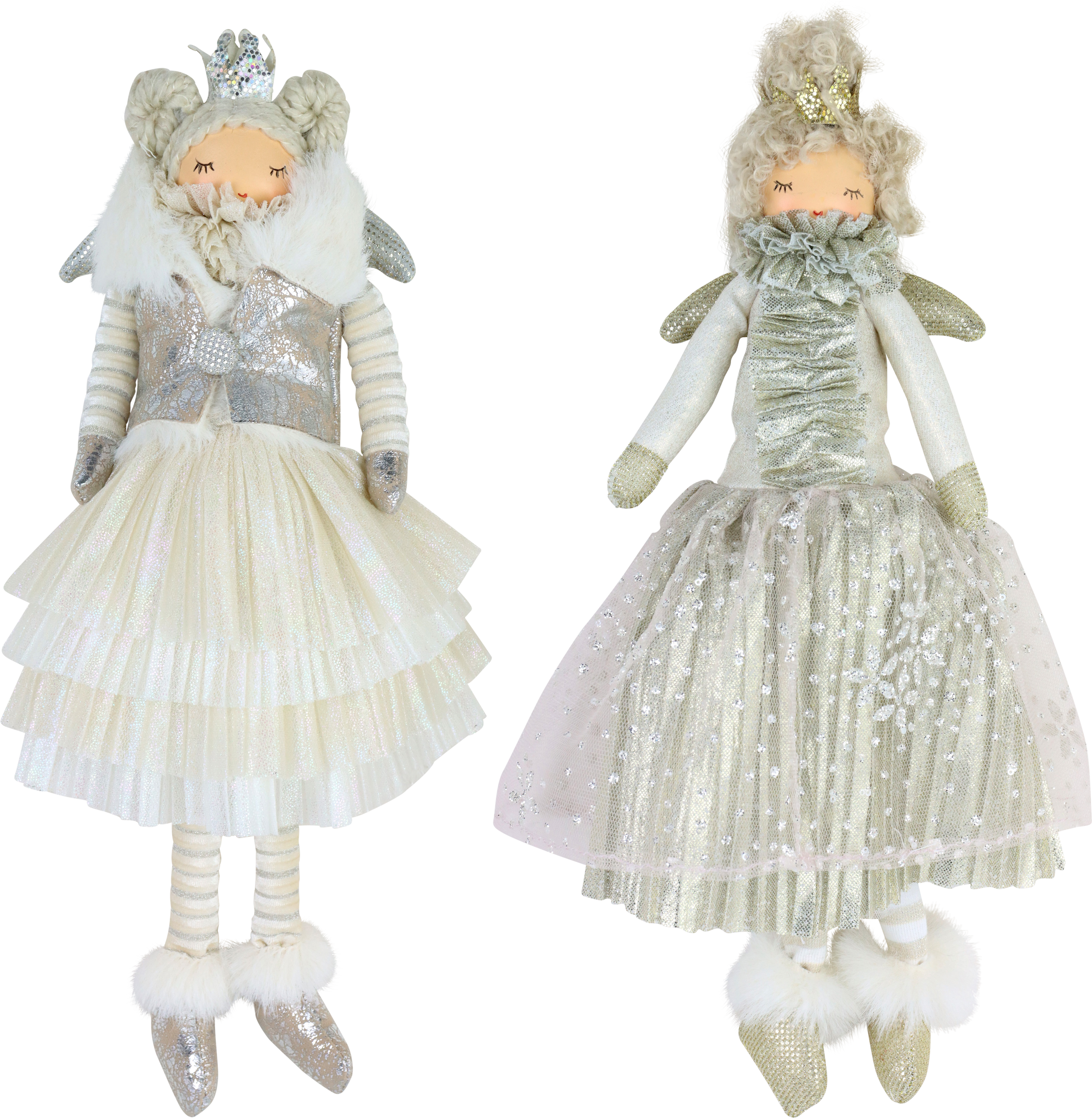 5596 STATUETTE ANGELO SANTA LUCIA  2PZ