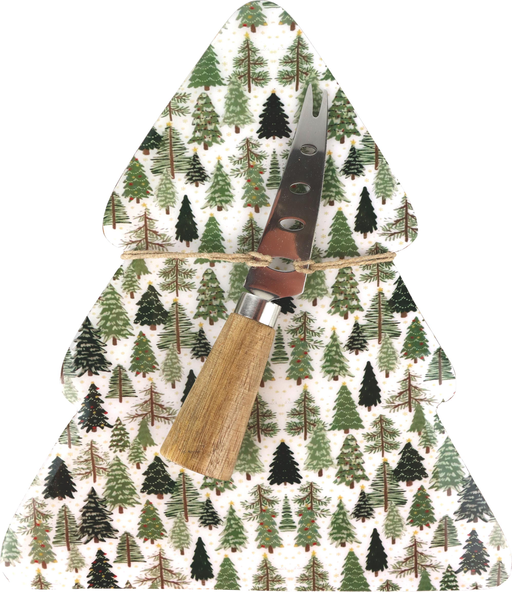 5682 WOODENBOARDW/K FESTIVE FOREST  S/2