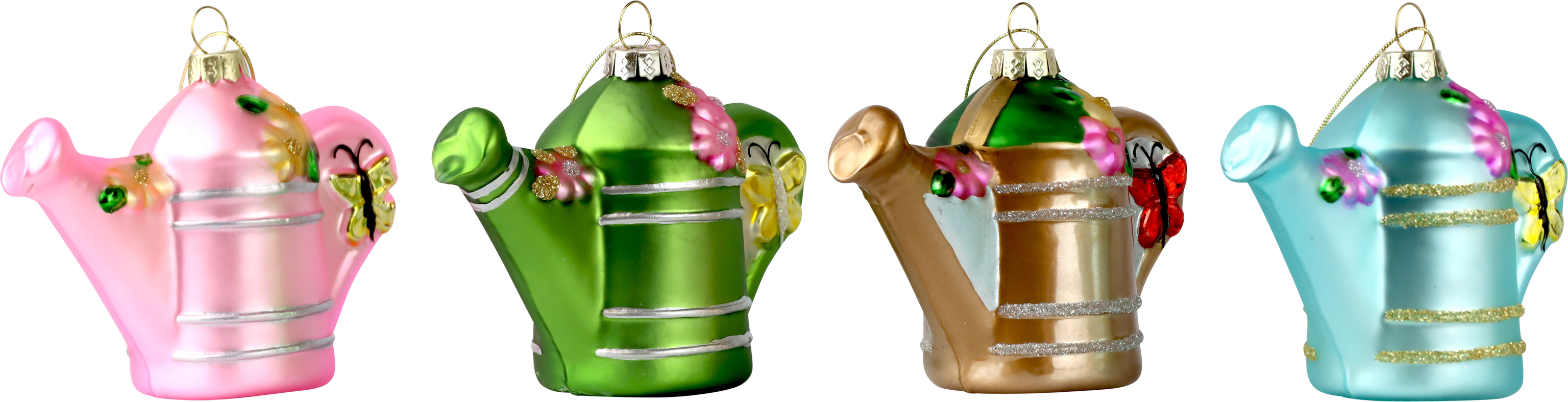 5709 BIJOUX EN VERRE GIESSKANNEN  4P