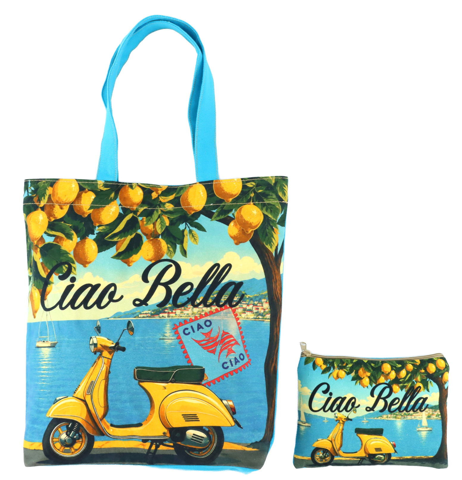 5933 SHOPPING-SET ITALIAN SCOOTER  S/2