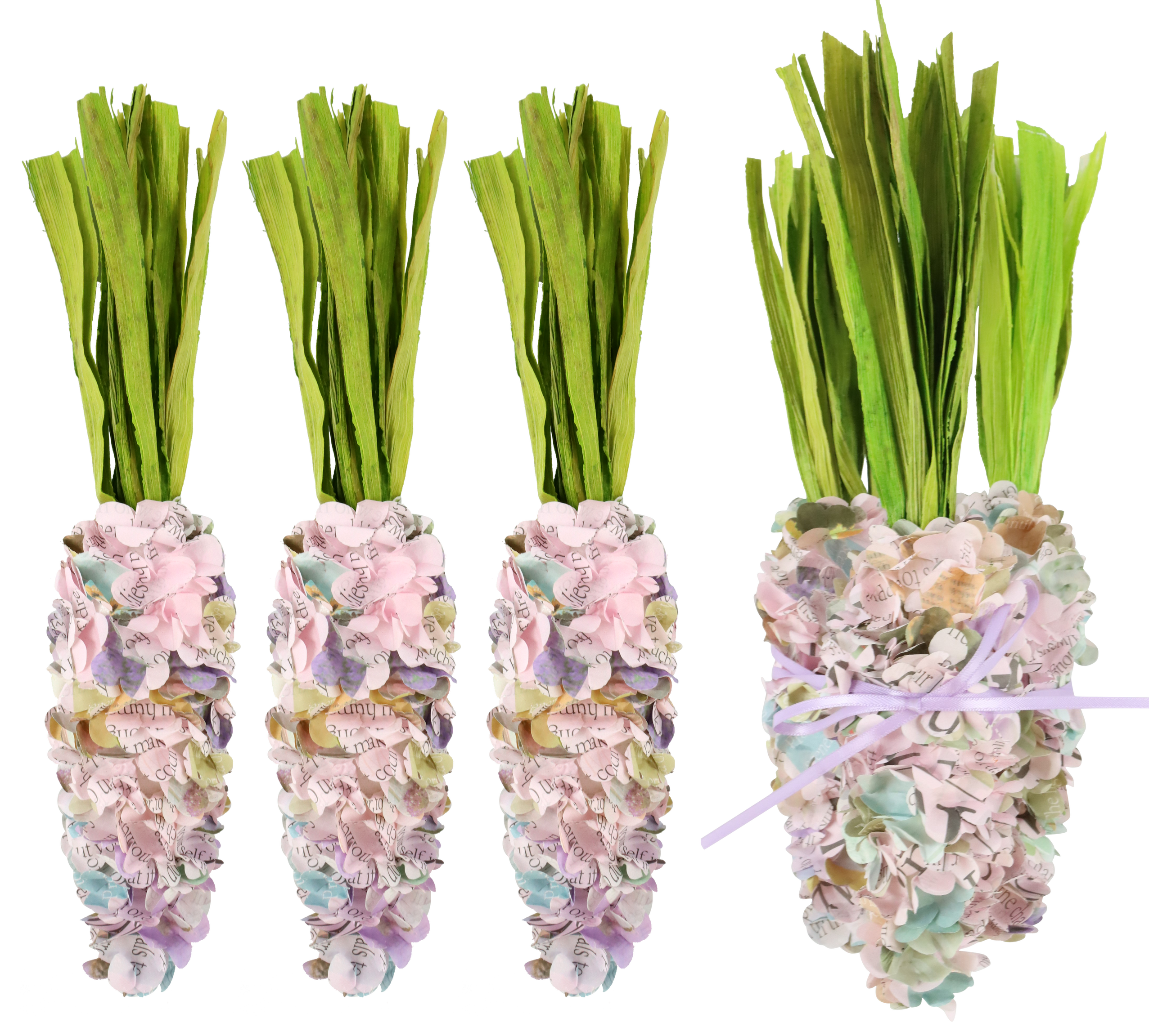 6254 CARROT BUNDLE FLOWER POWER  S/3