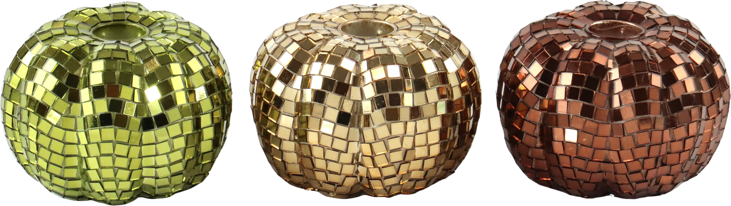 6679 LEUCHTER PUMPKIN GLOW  S/3