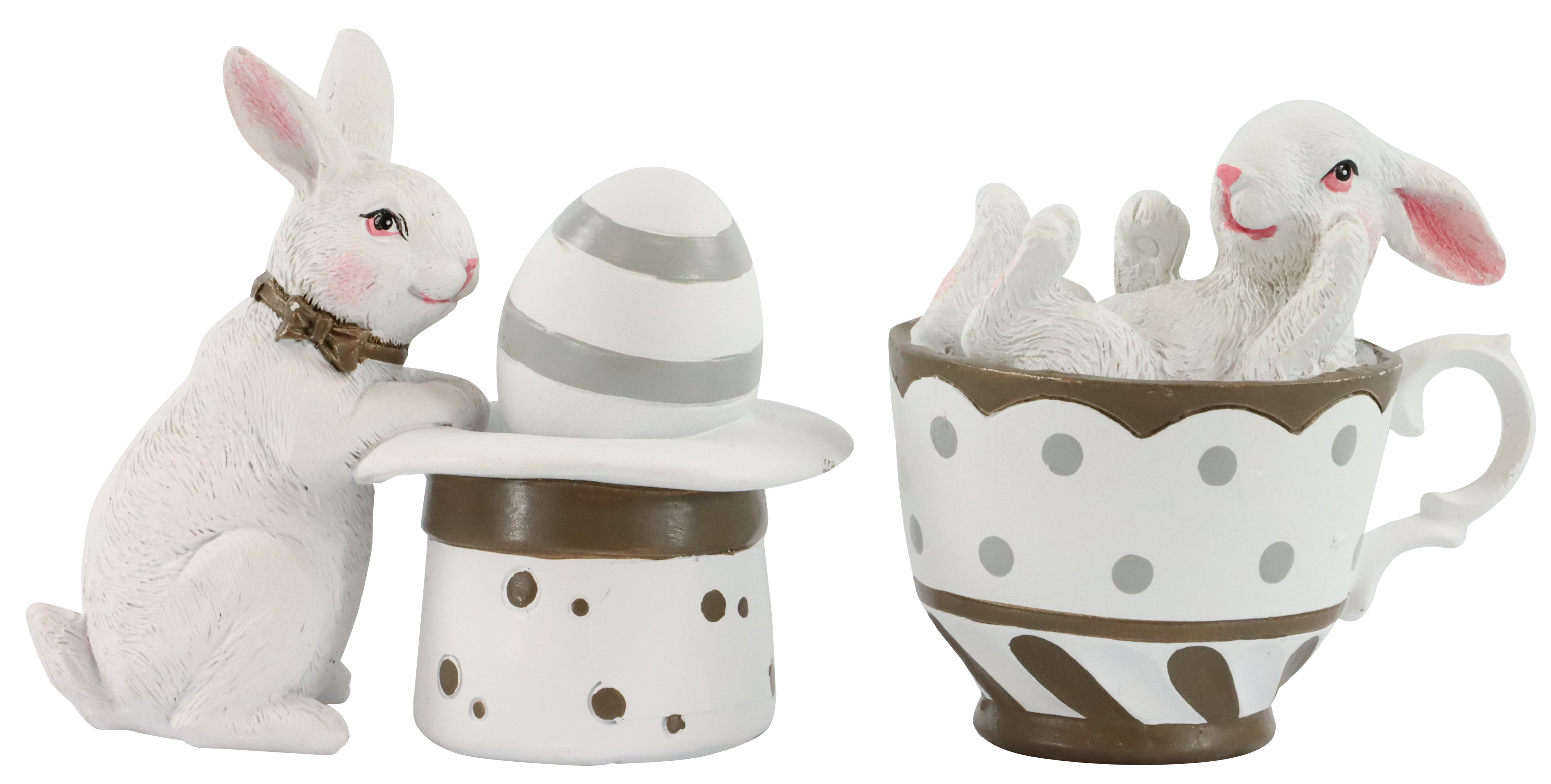 6914 RABBITS TEATIME  S/2