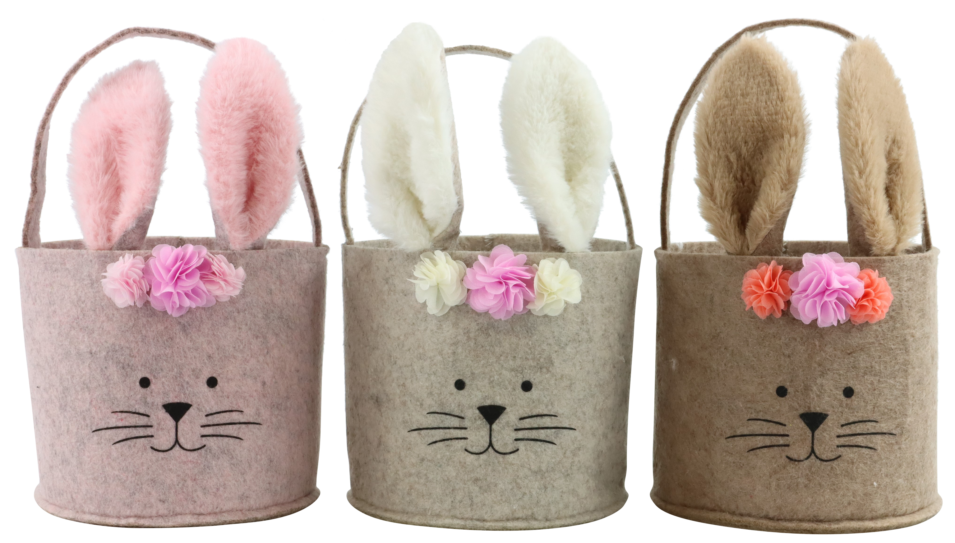 6918 FELT BASKETS  LANGOHR  S/3