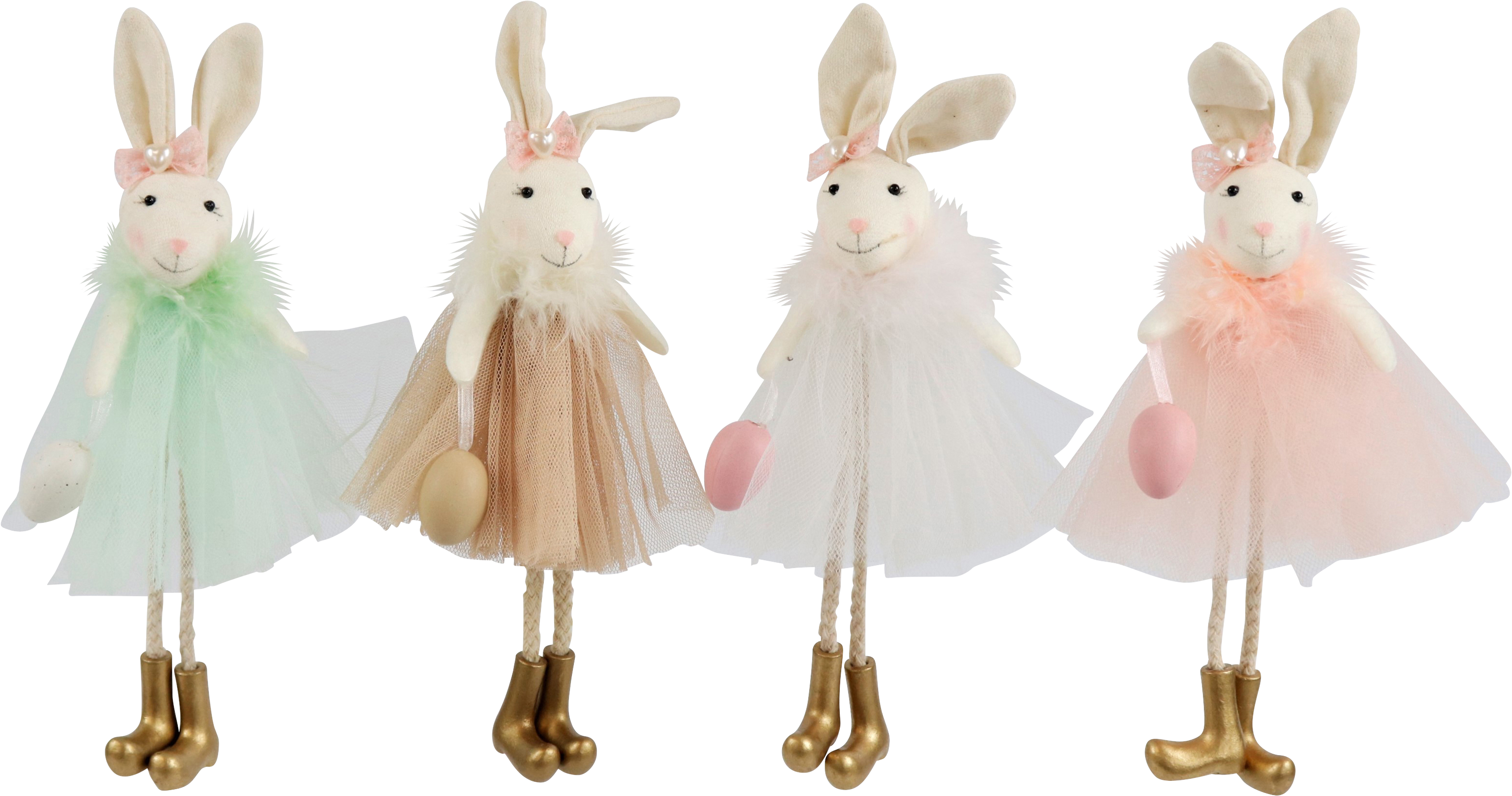 7048 RABBIT GIRLS JOLLY  S/4