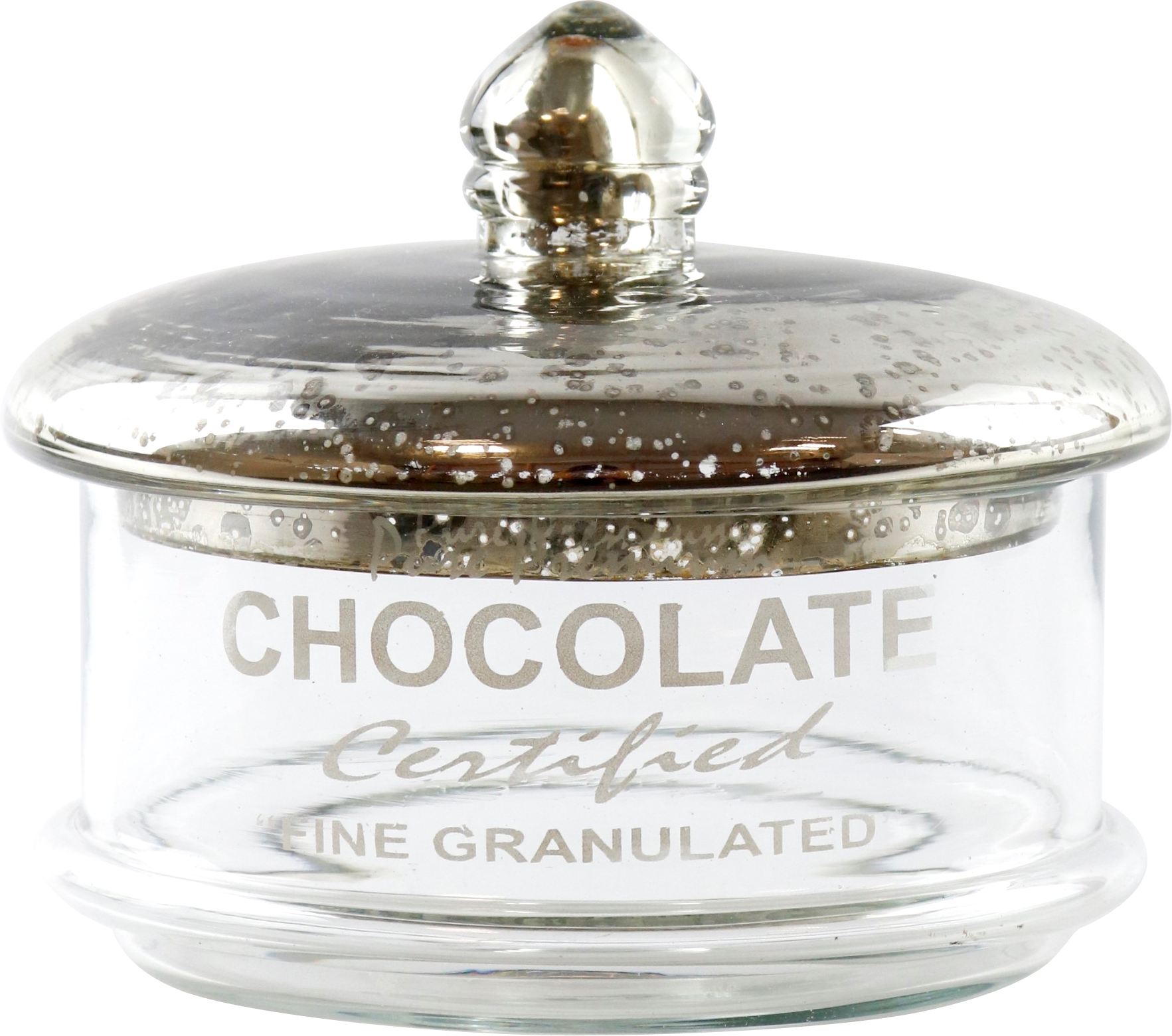7107 GLASS TIN CHOCOLATE