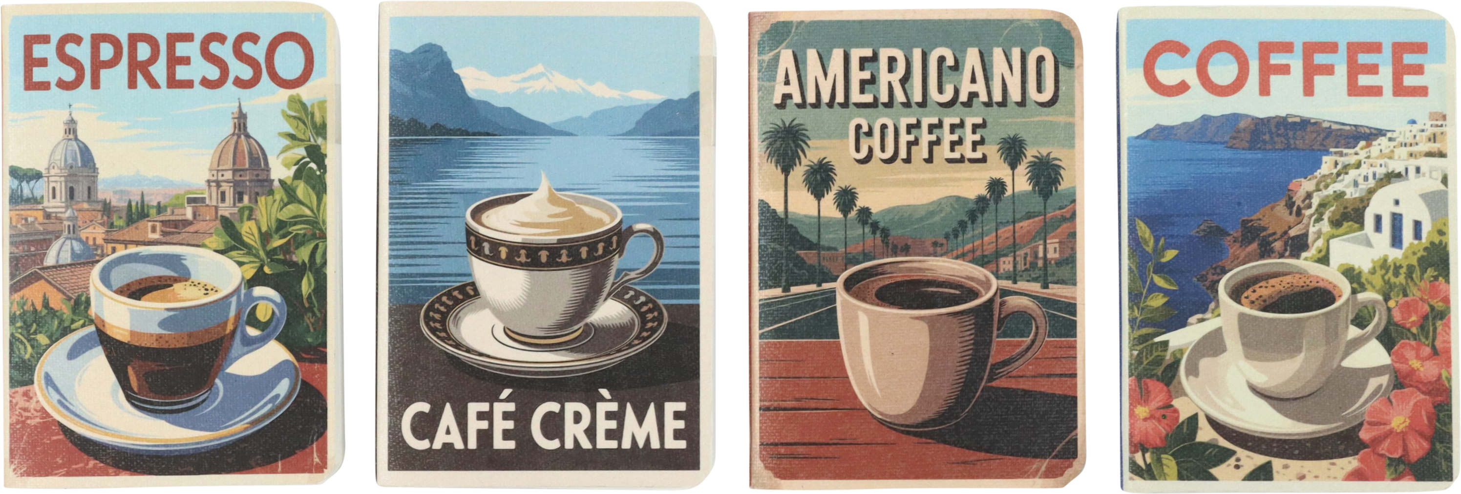 7185 NOTIZBÜCHLEIN CAFFÉ ITALIANO  S/4