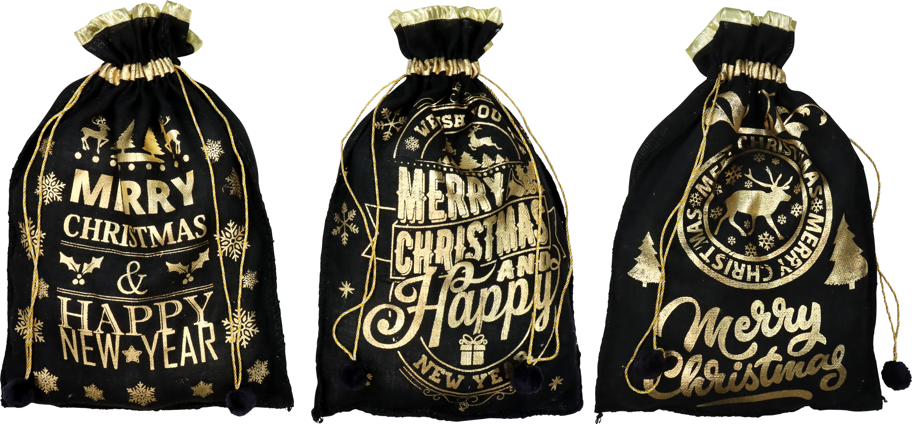 7387 SACS DE NOËL LUXURY XMAS  3P