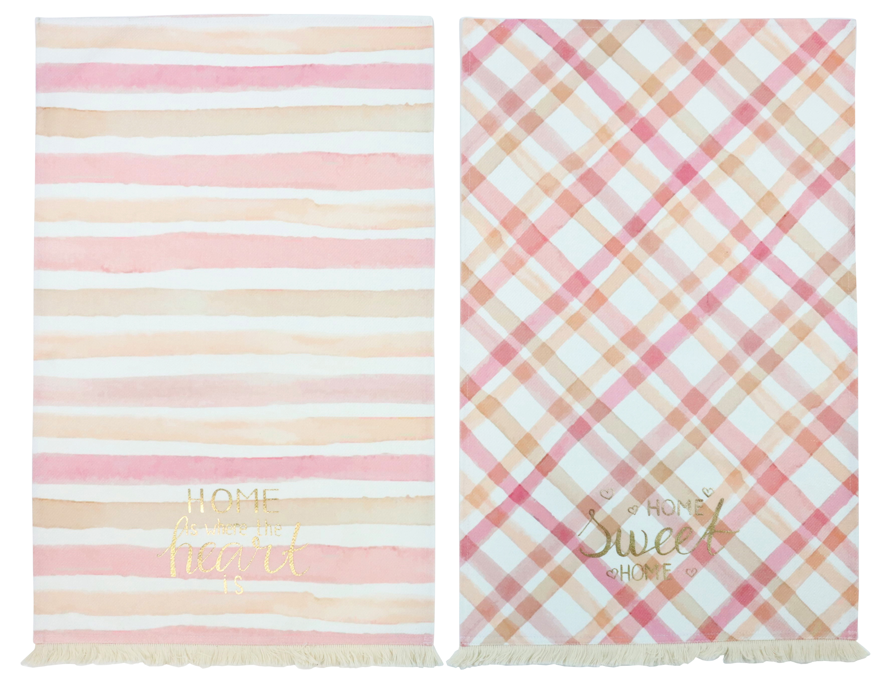 7441 KITCHEN TOWELS SWEET HOME  S/2