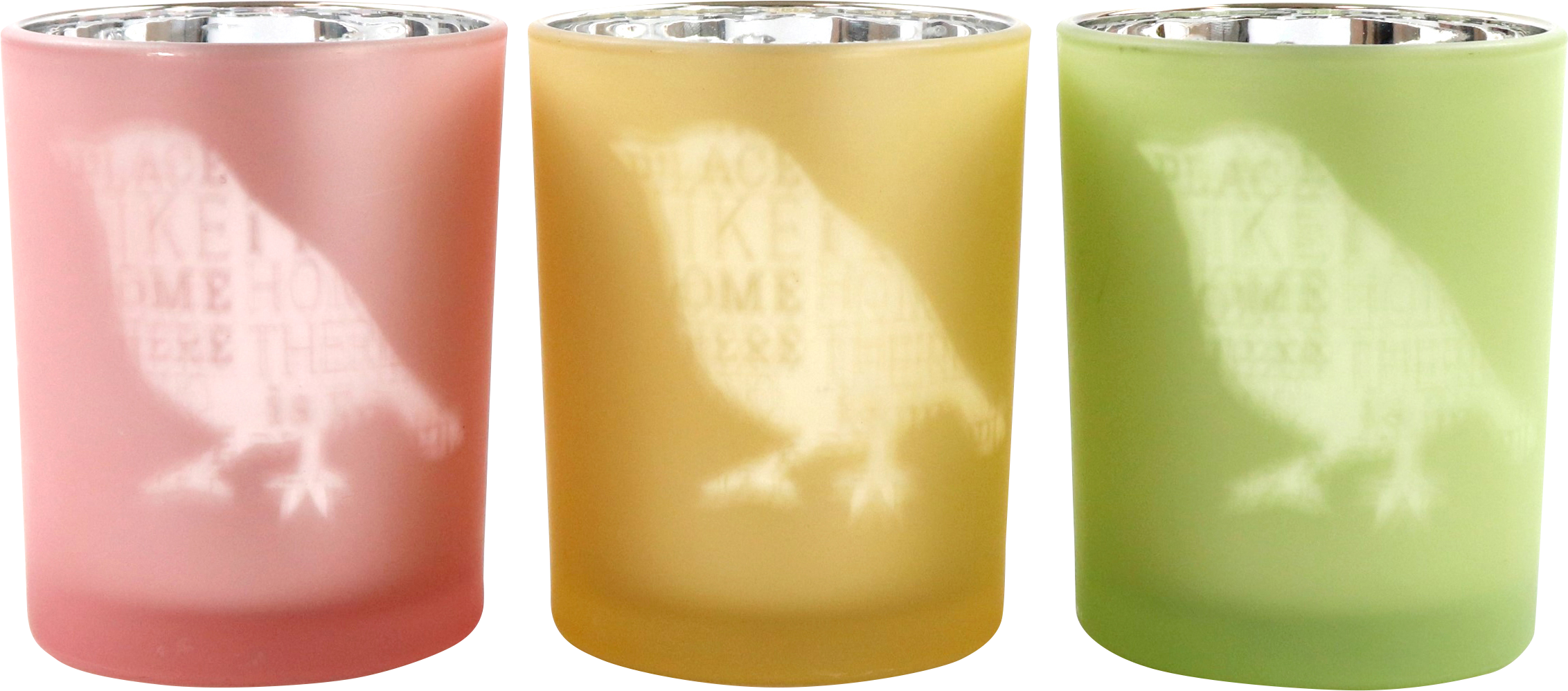 7477 PORTACANDELE  BIRDY  3PZ